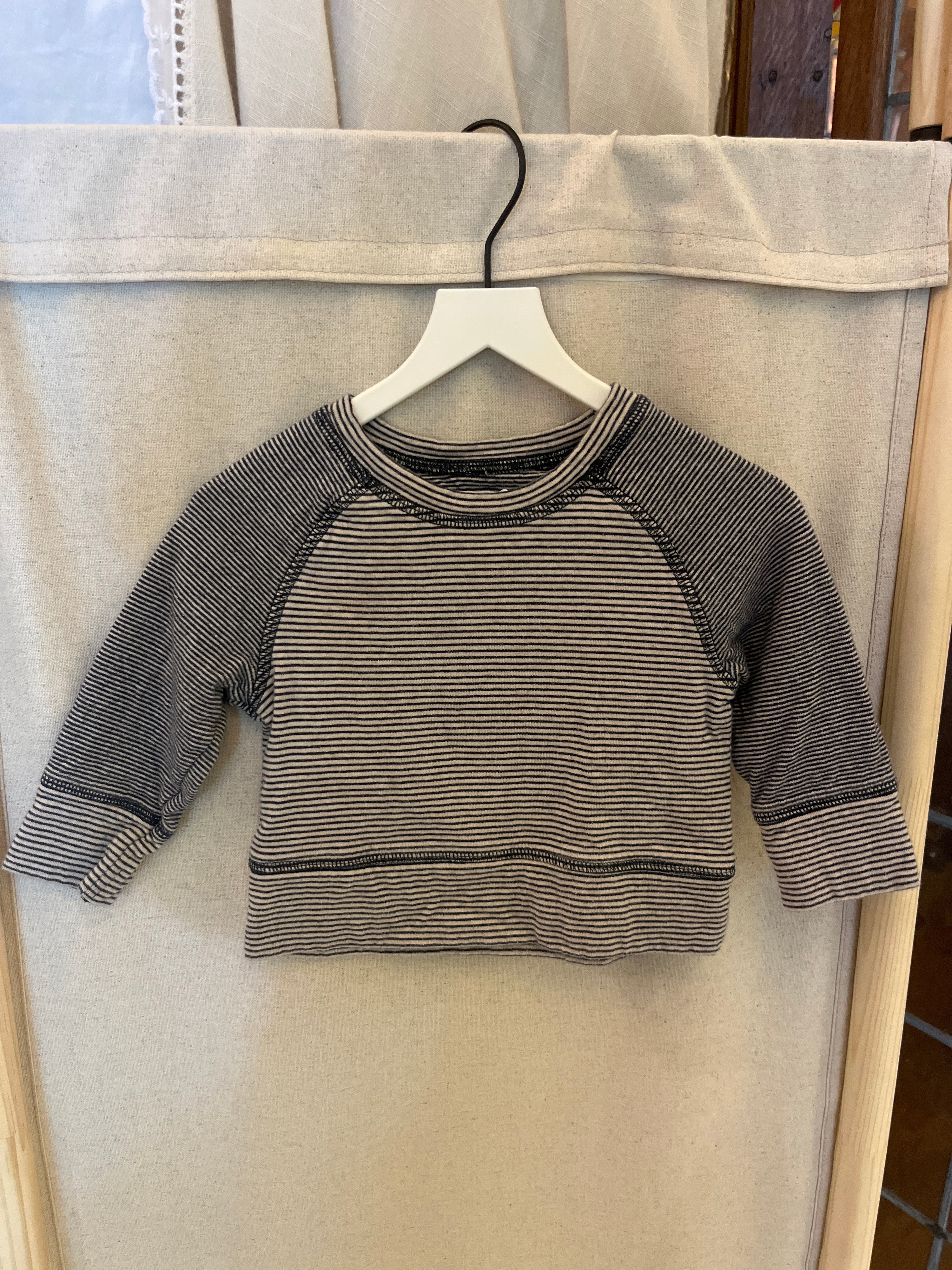 Pehr Navy Stripe Sweater / 9-12 months