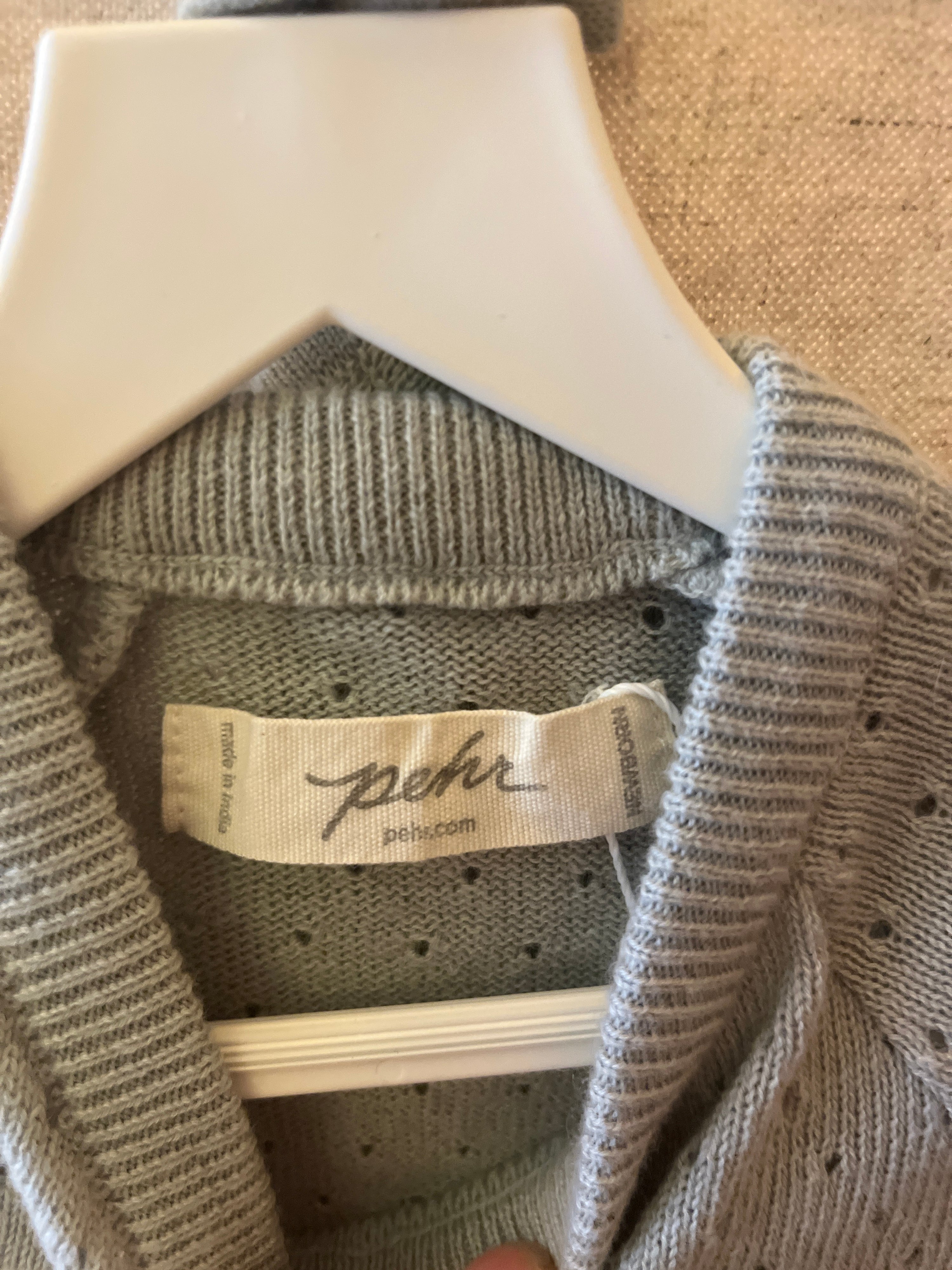 Pehr Mint Pointelle Footed Pajamas Set / Newborn