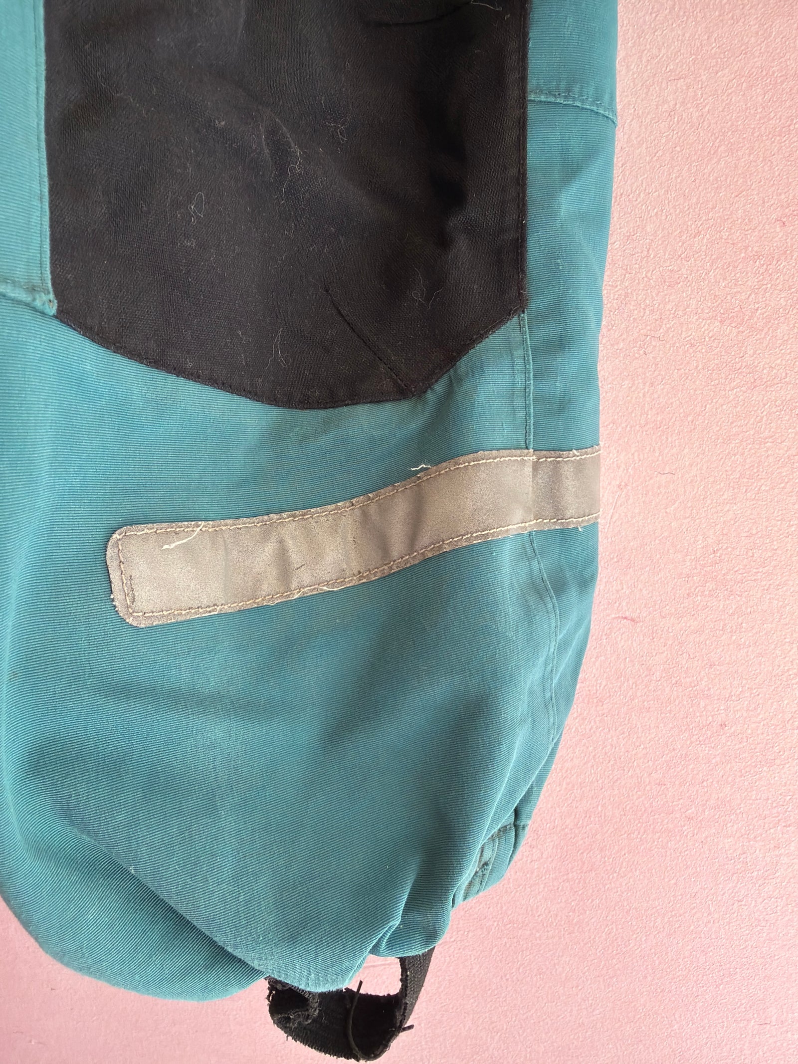 Polarn O. Pyret Teal Bib Rain Suit / 3-4 Years