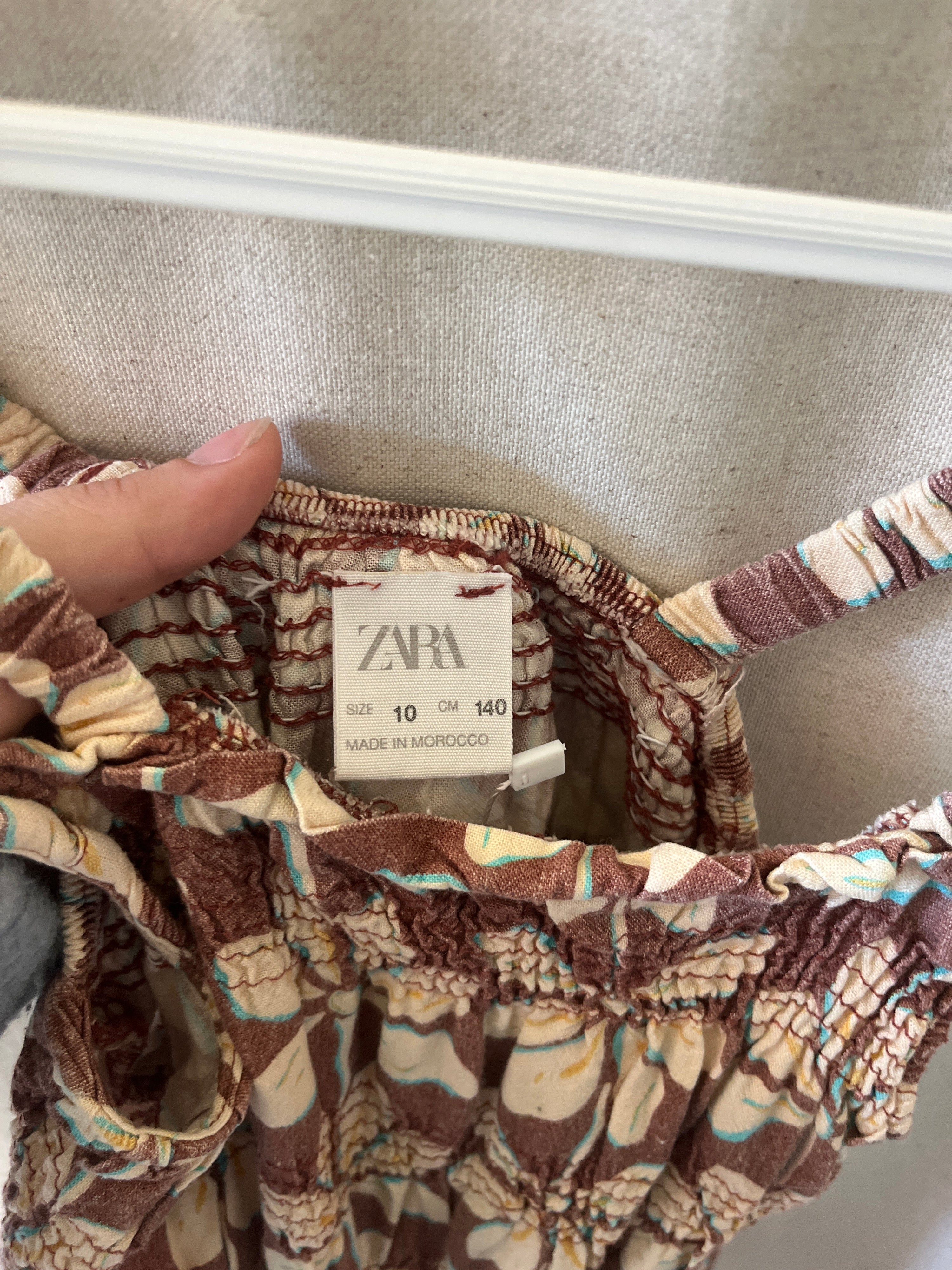 Zara flower Jumpsuit / 10