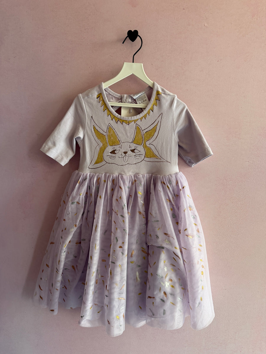 Hand Painted Cat Hanna Andersson Lavender Tutu Dress / 5