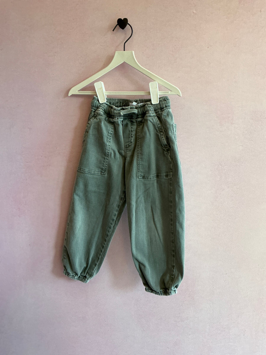 Zara GrayGreen Pants / 5