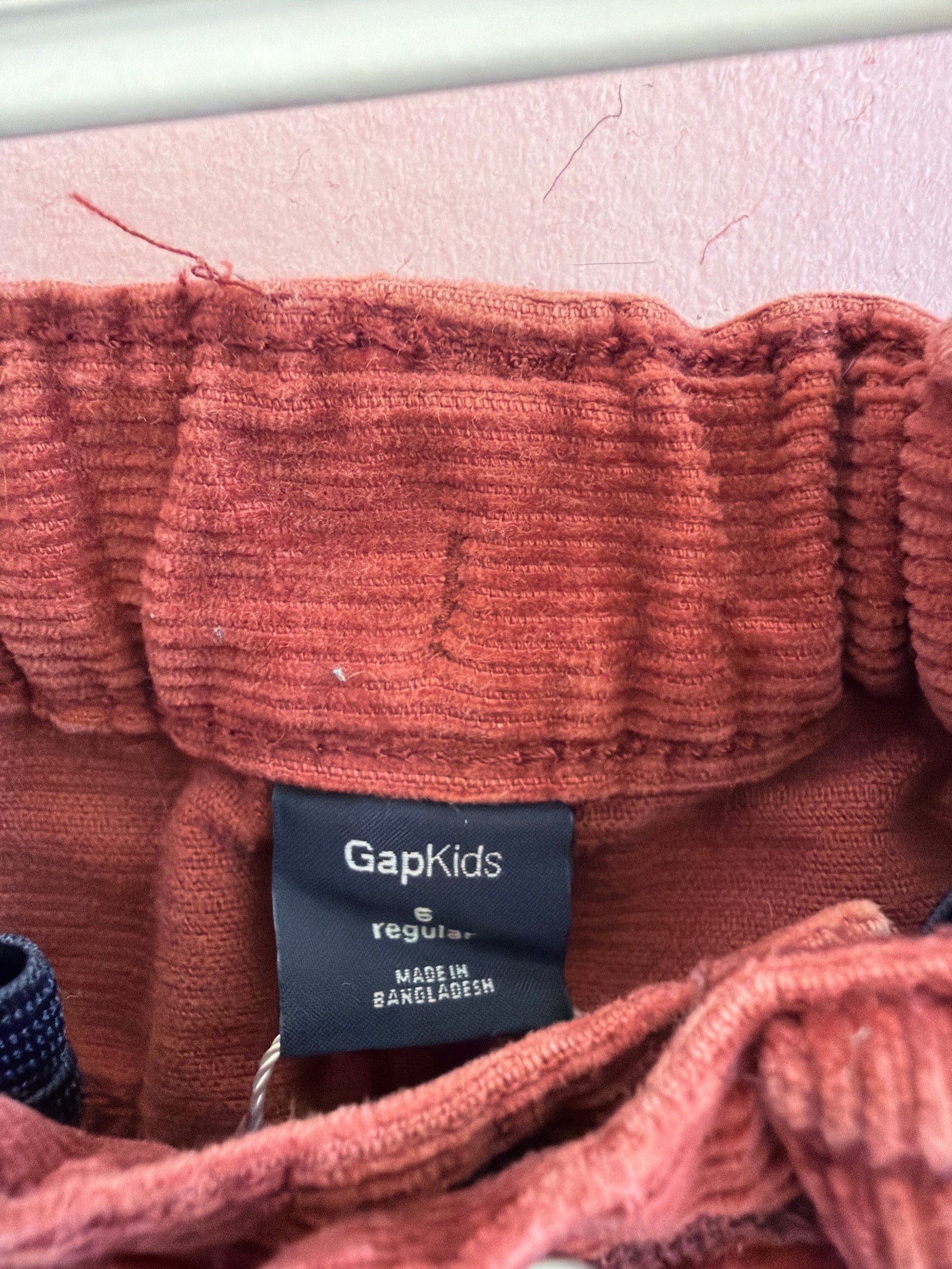 Gap Kids Rust Corduroy Pants / 6