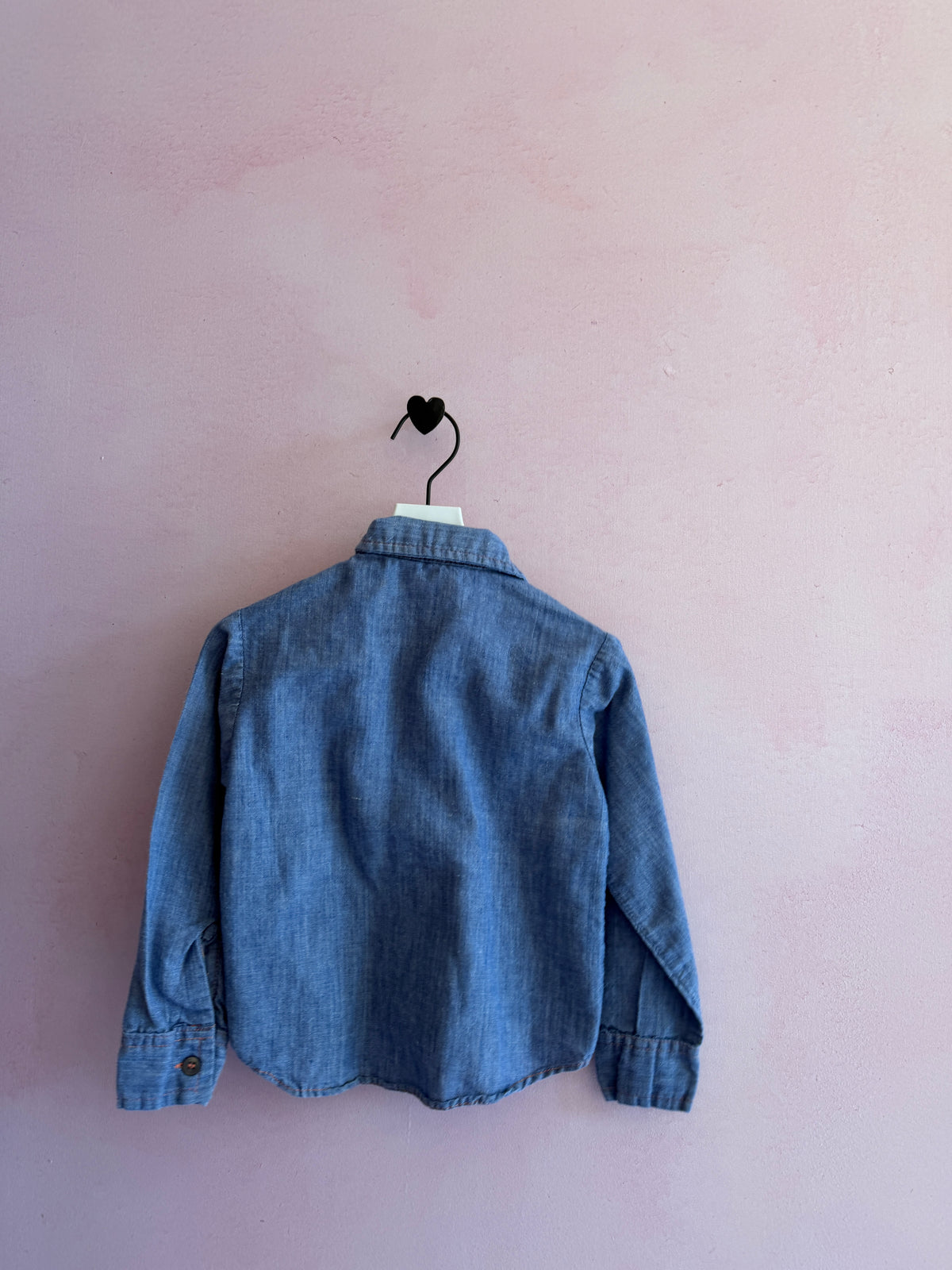 vintage Playtown Chambray with Red Bandana Shoulder Shirt / 2-3