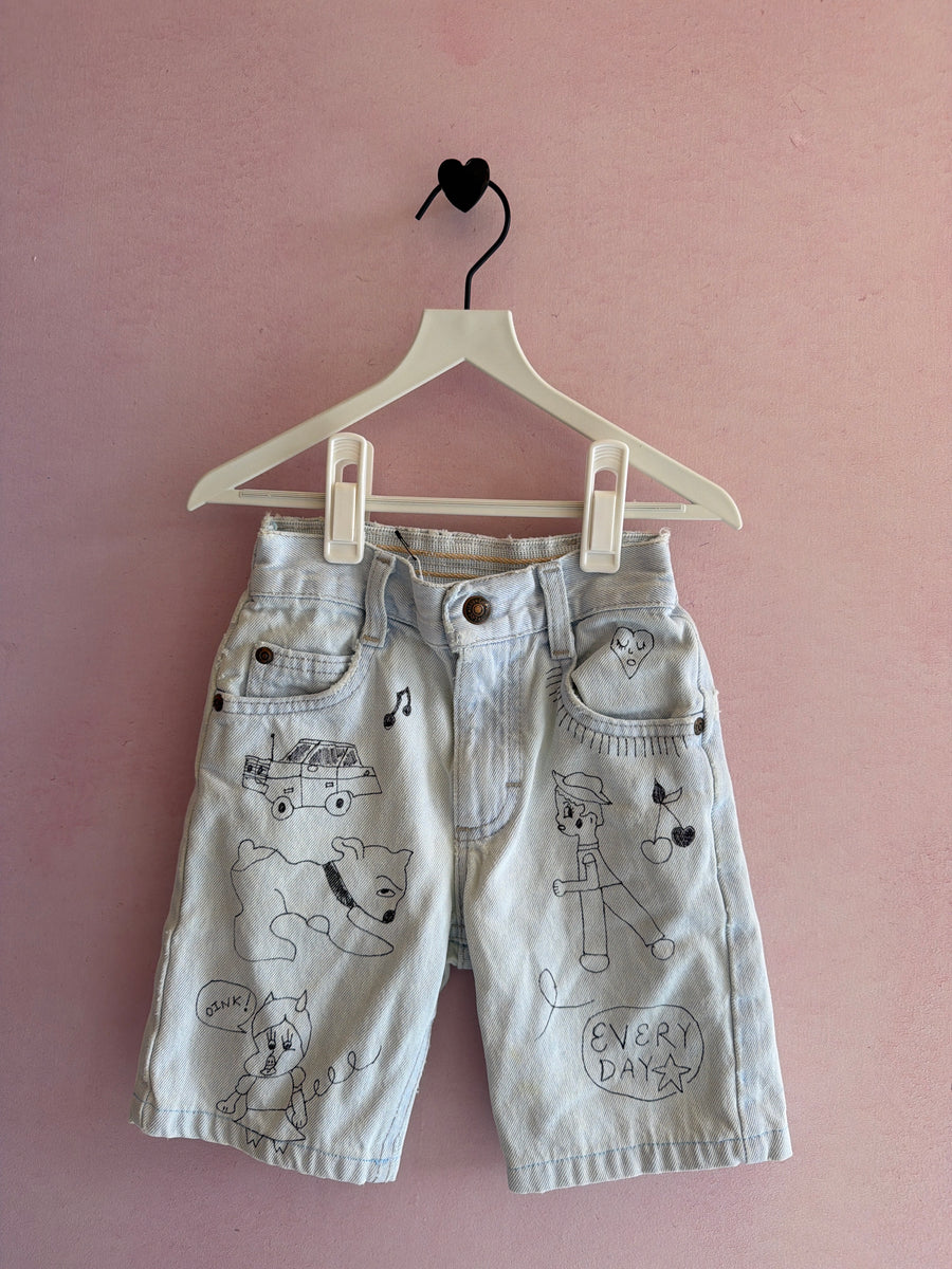 vintage Lee "Senior Cords" Style OFAK Yum Shorts / 6