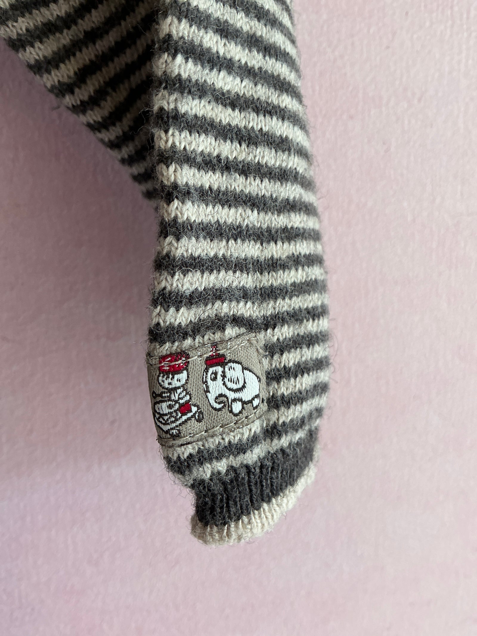 Sergent Major Black and white Sweater / 6-9 months
