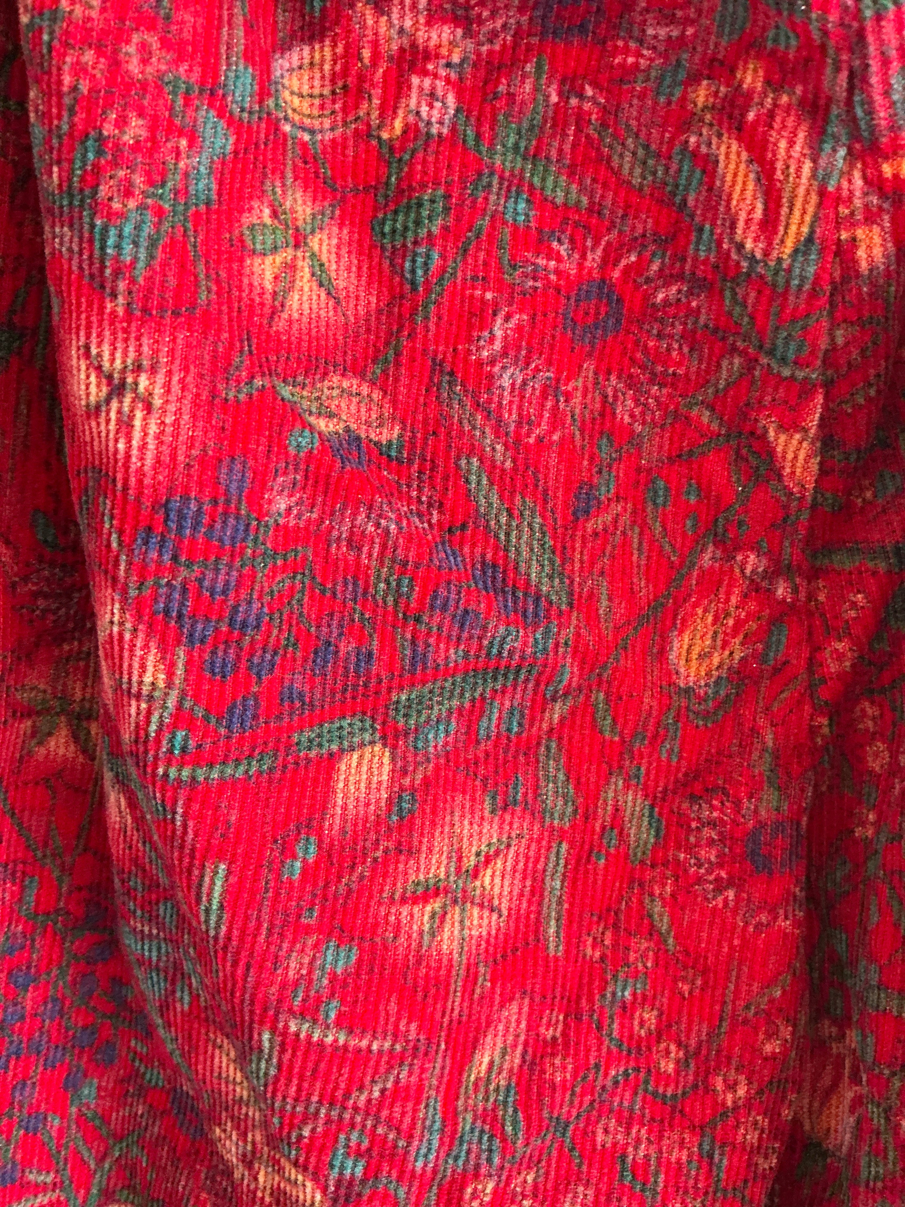 vintage Red Tulip Bell Bottoms pants / 3T