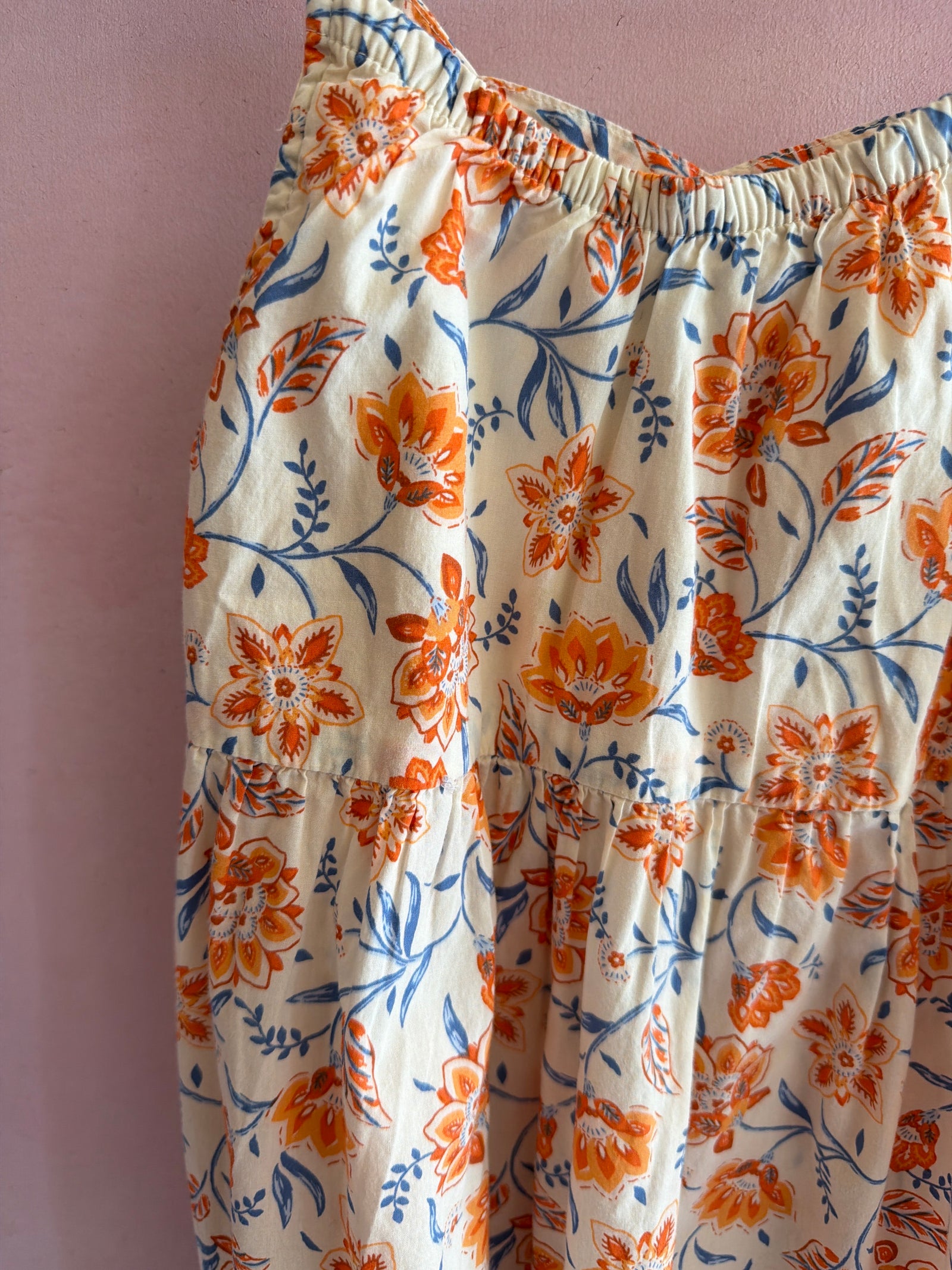 Sergent Major Orange Floral Dress / 6