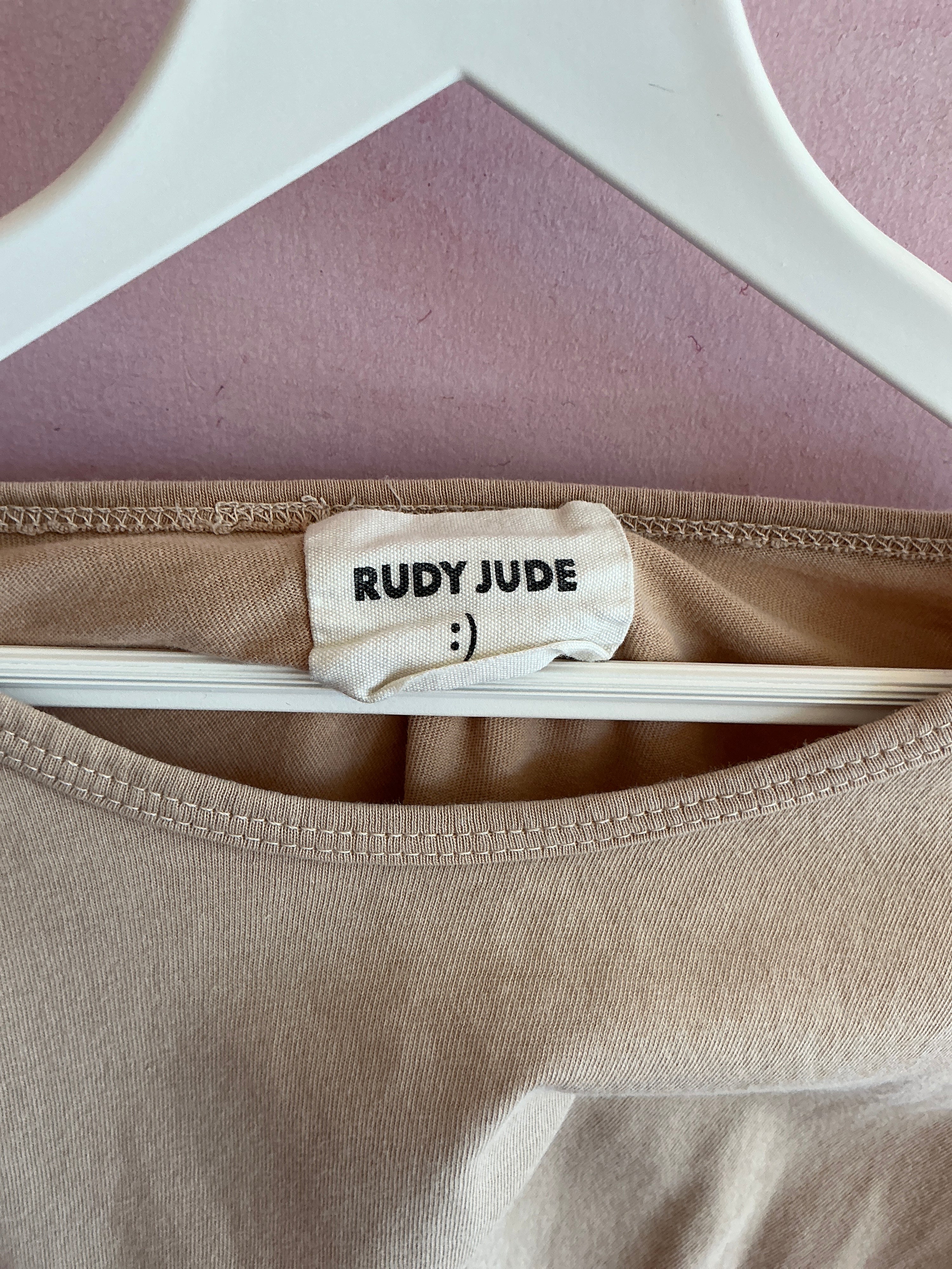 Rudy Jude LOVED Tan Long Sleeve Top / 5-6