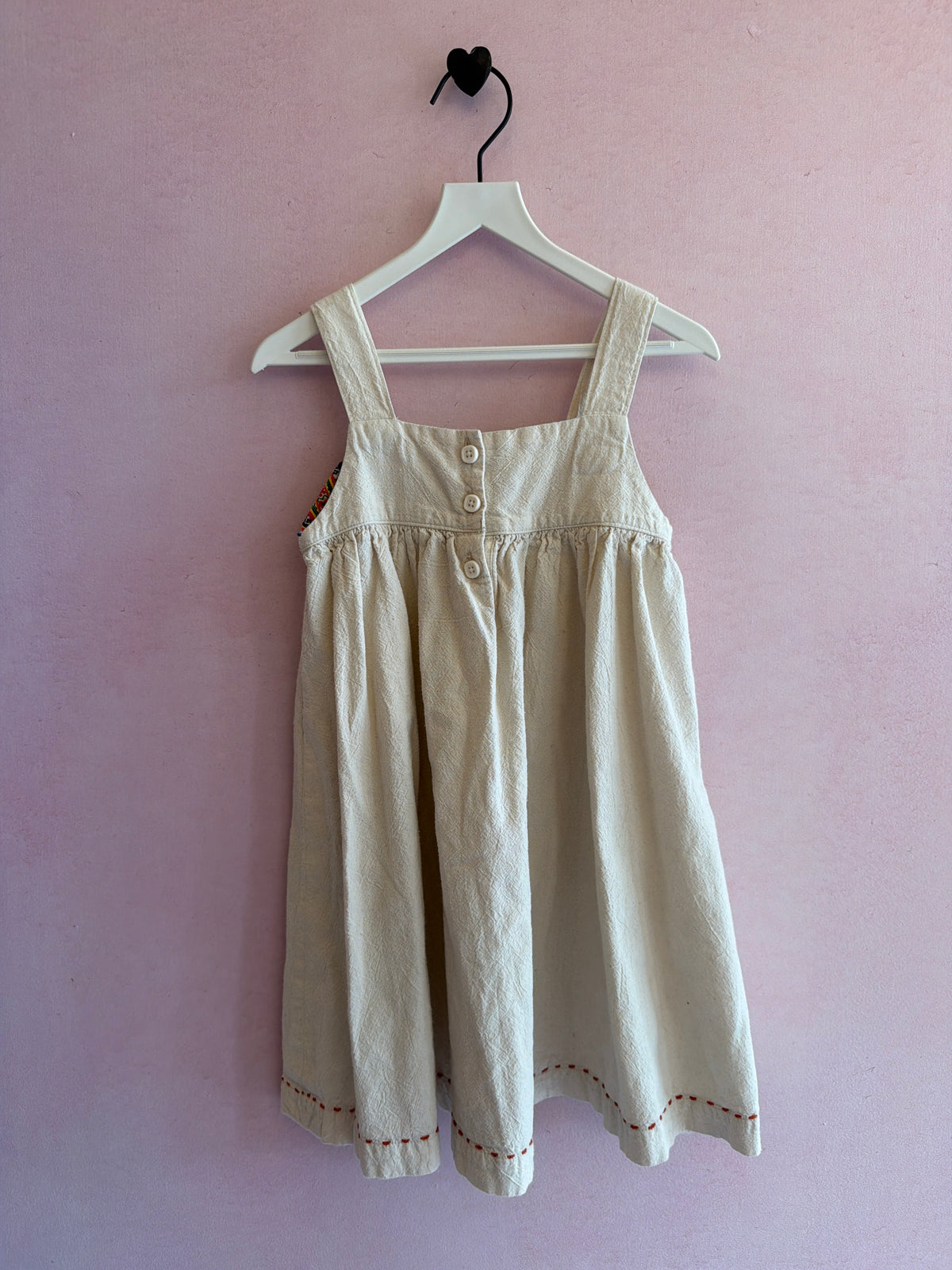 Folk Eastern European with Heart Embroidery Dress / 3T (play condition)