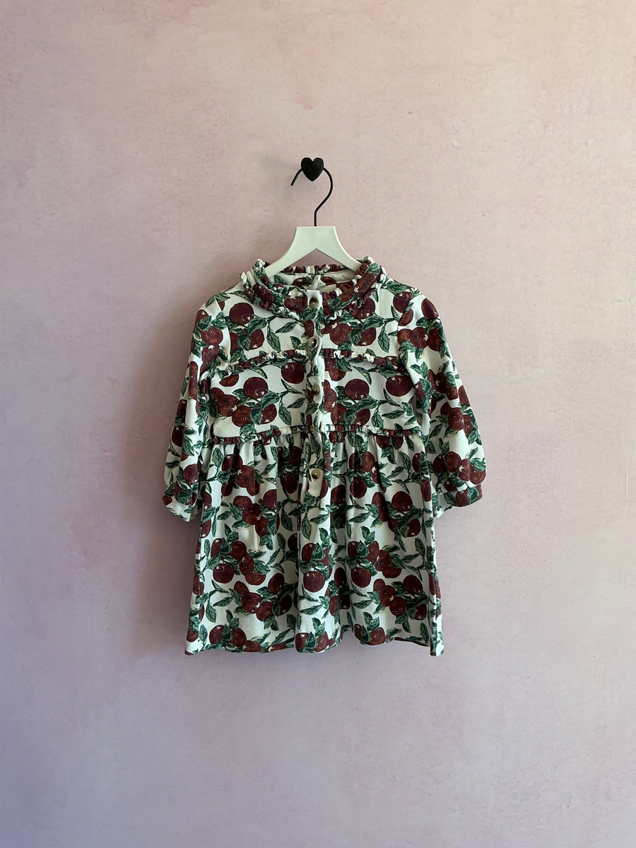 Kate Quinn Pomegranate Ruffle Jacket / 3T
