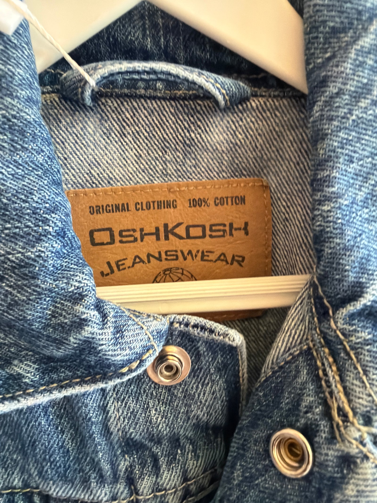 vintage July 1996 Oshkosh Denim Denim Jacket / 12 months
