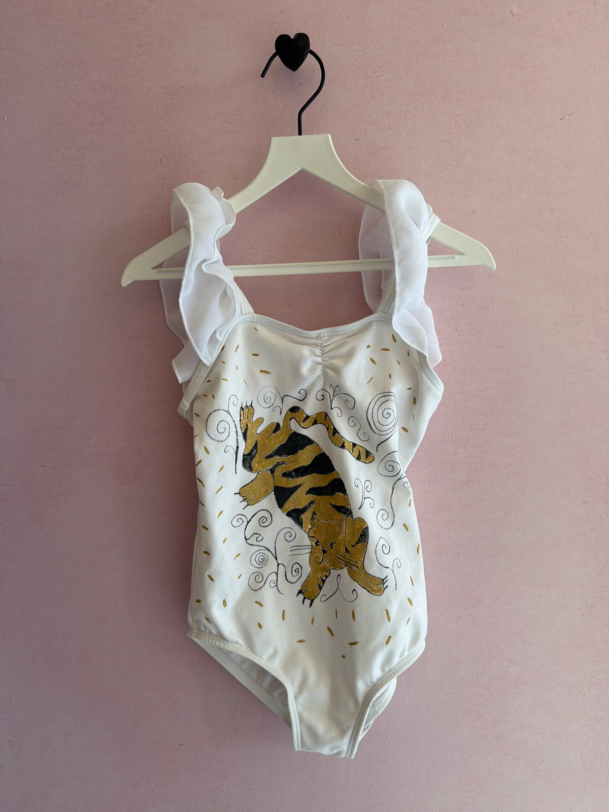 Hand-Painted Tiger OFAK Dancewear / 4-6