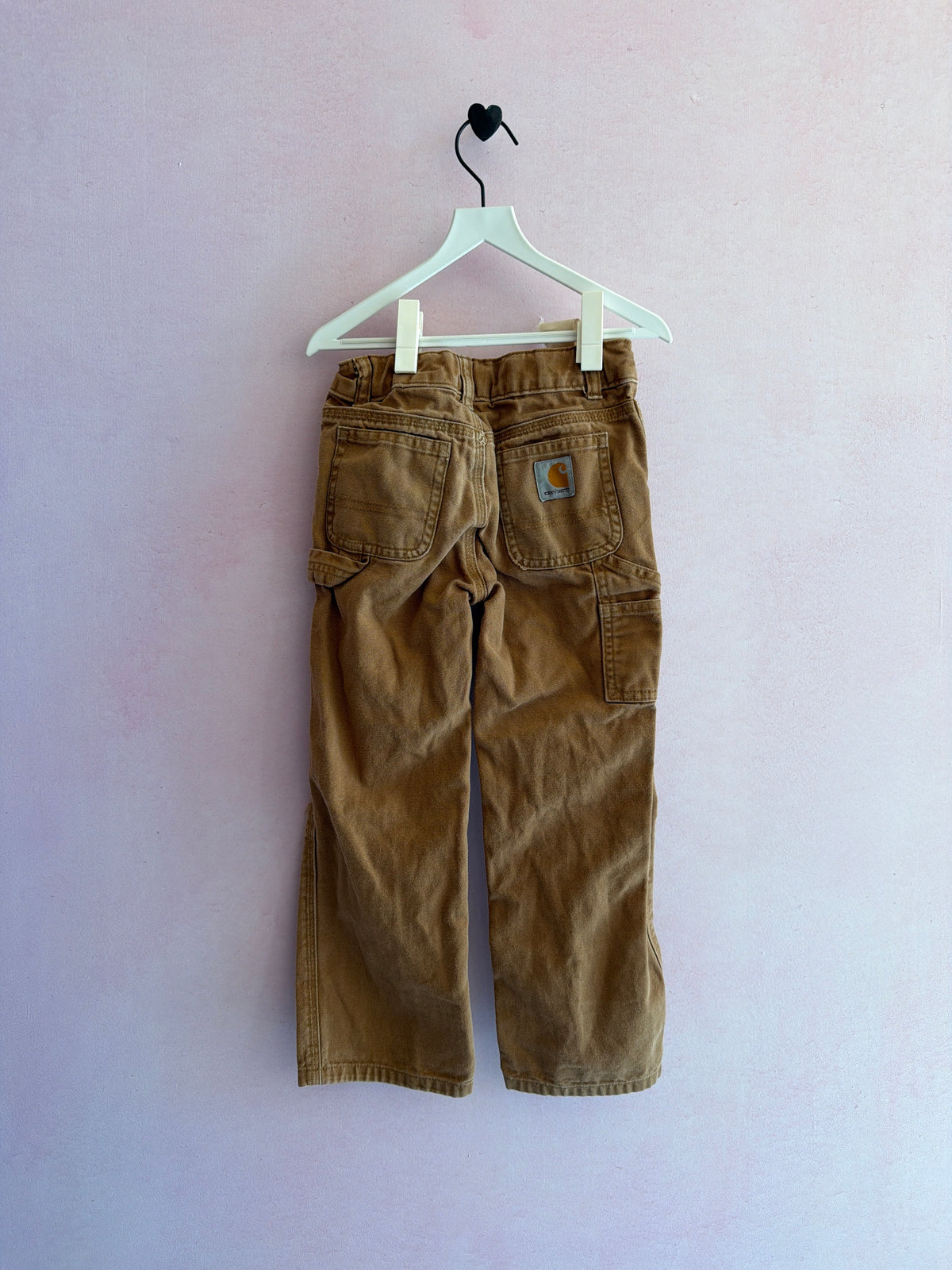 Creative Carhartt Carpenter Workwear Pants with Vintage Sail Adornment / 5
