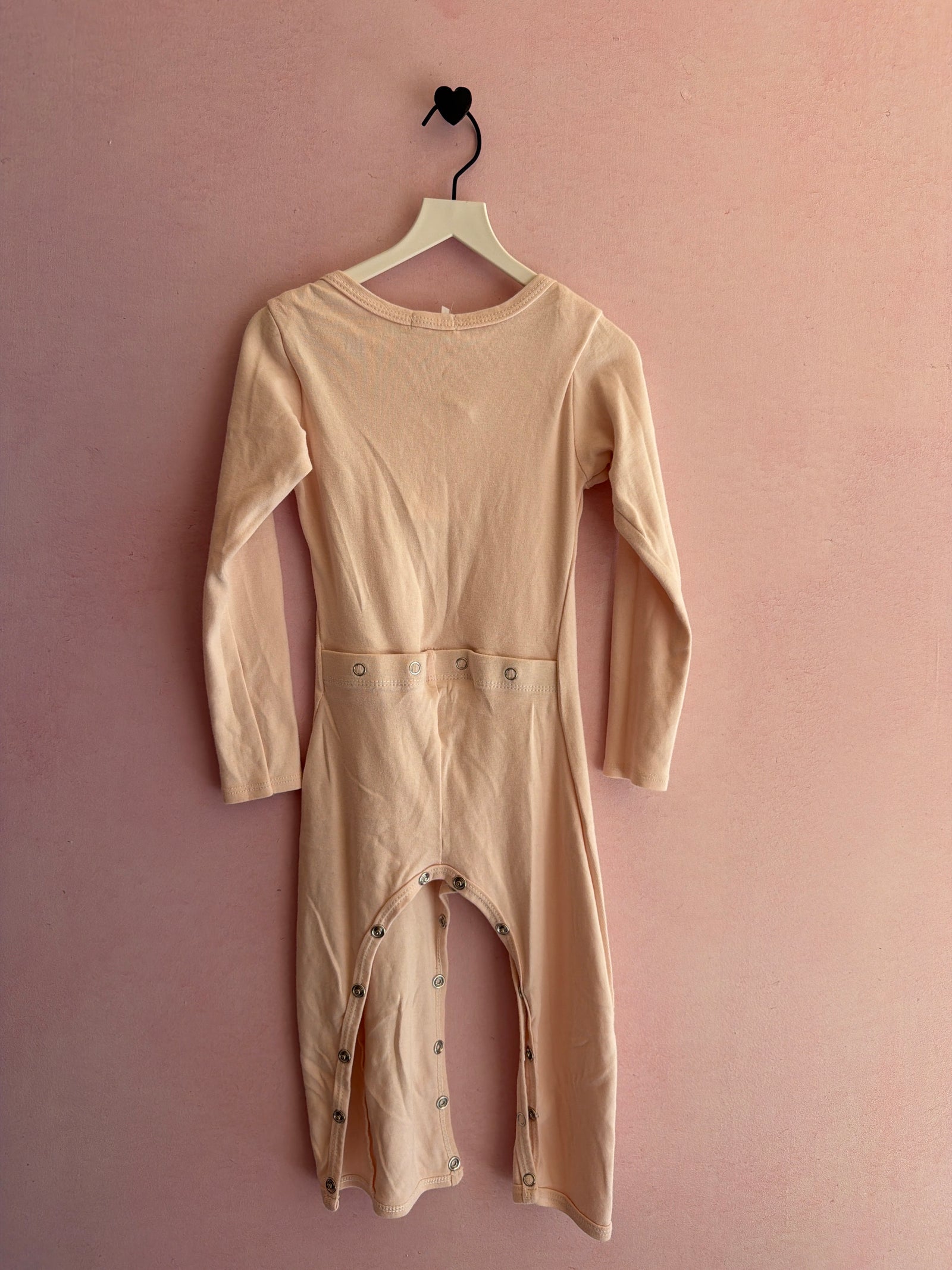 Mabo Ballet Pink Snaps Romper / 4-5 years