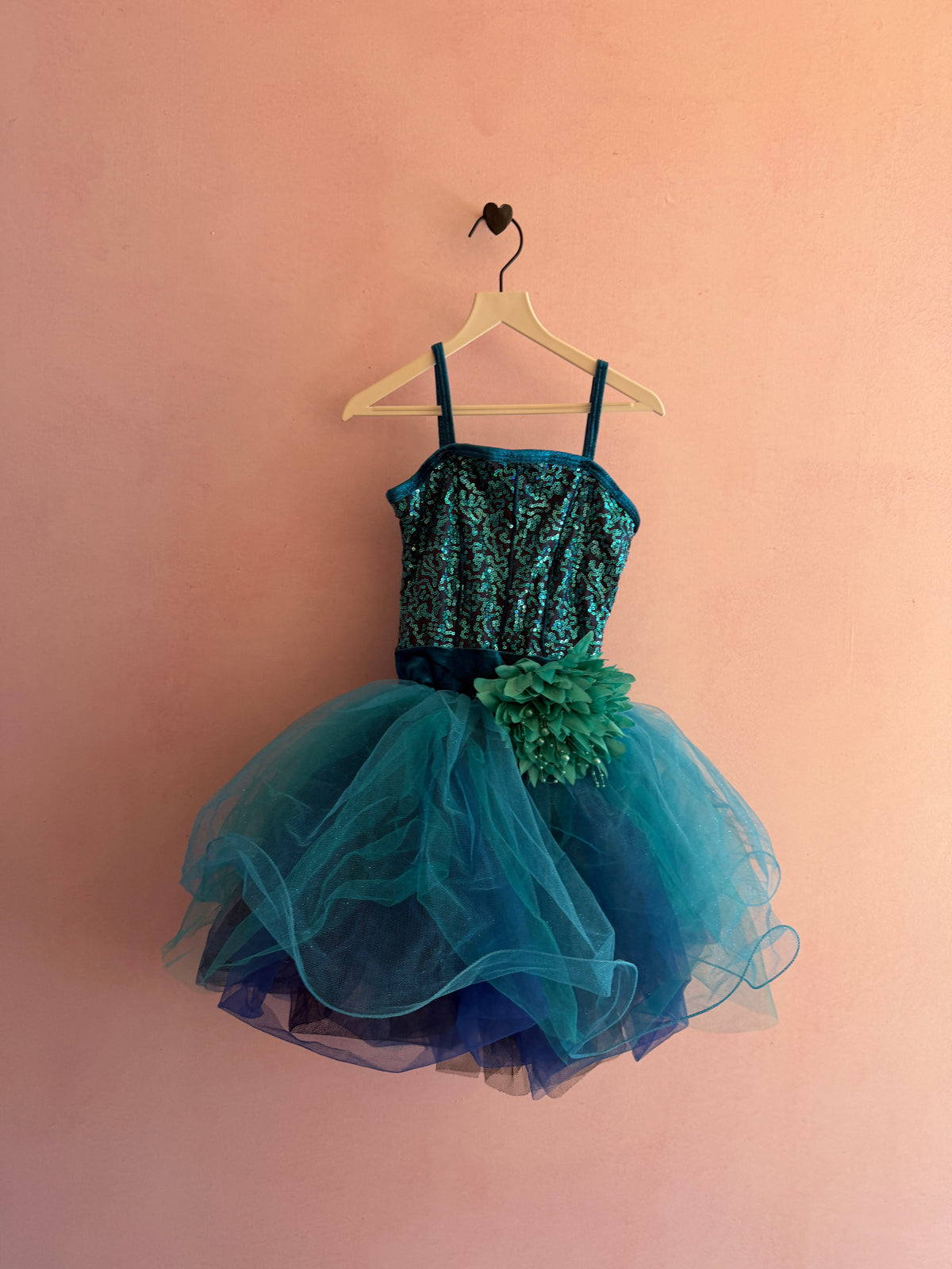 Curtain Call Costumes Radiant Reflection Teal Costume / Child Small