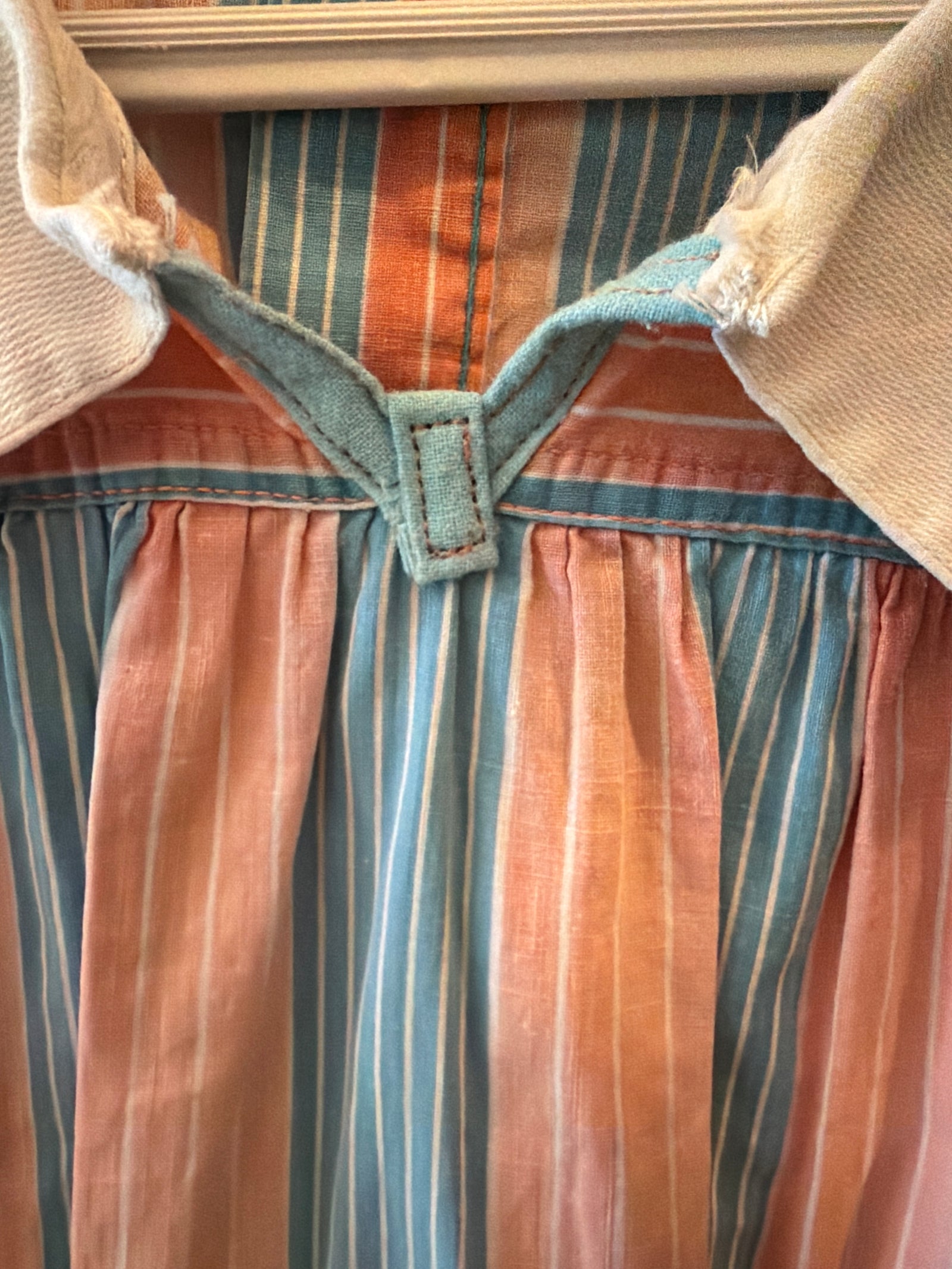 vintage antique feedsack 40s american handmade Dress