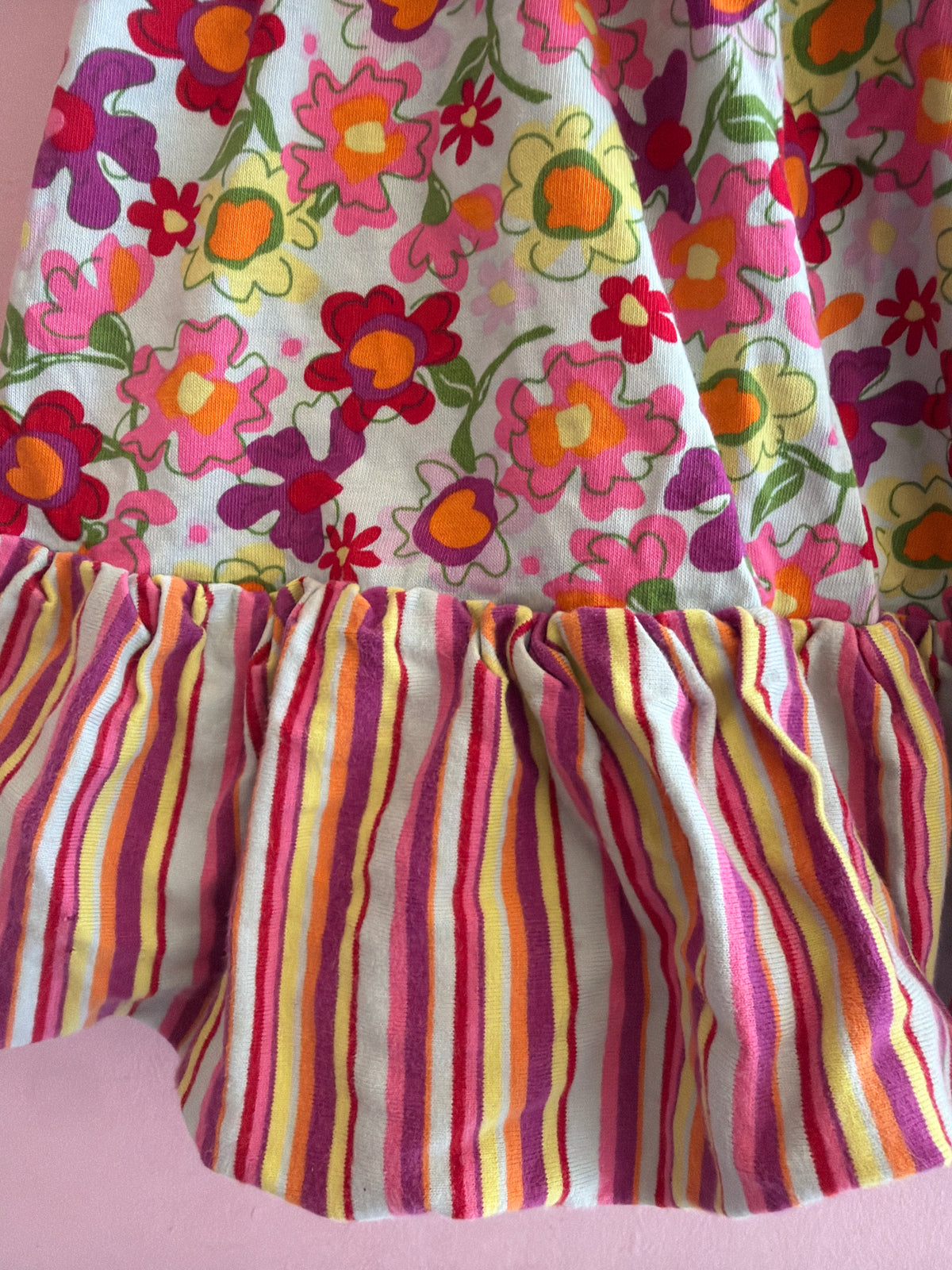 Hanna Andersson Bright florals with ruffles Skirt / 110 (US 5)