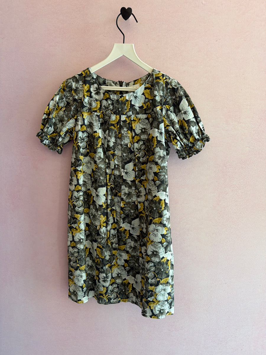 Neige Gray and Gold Empire Dress / 6