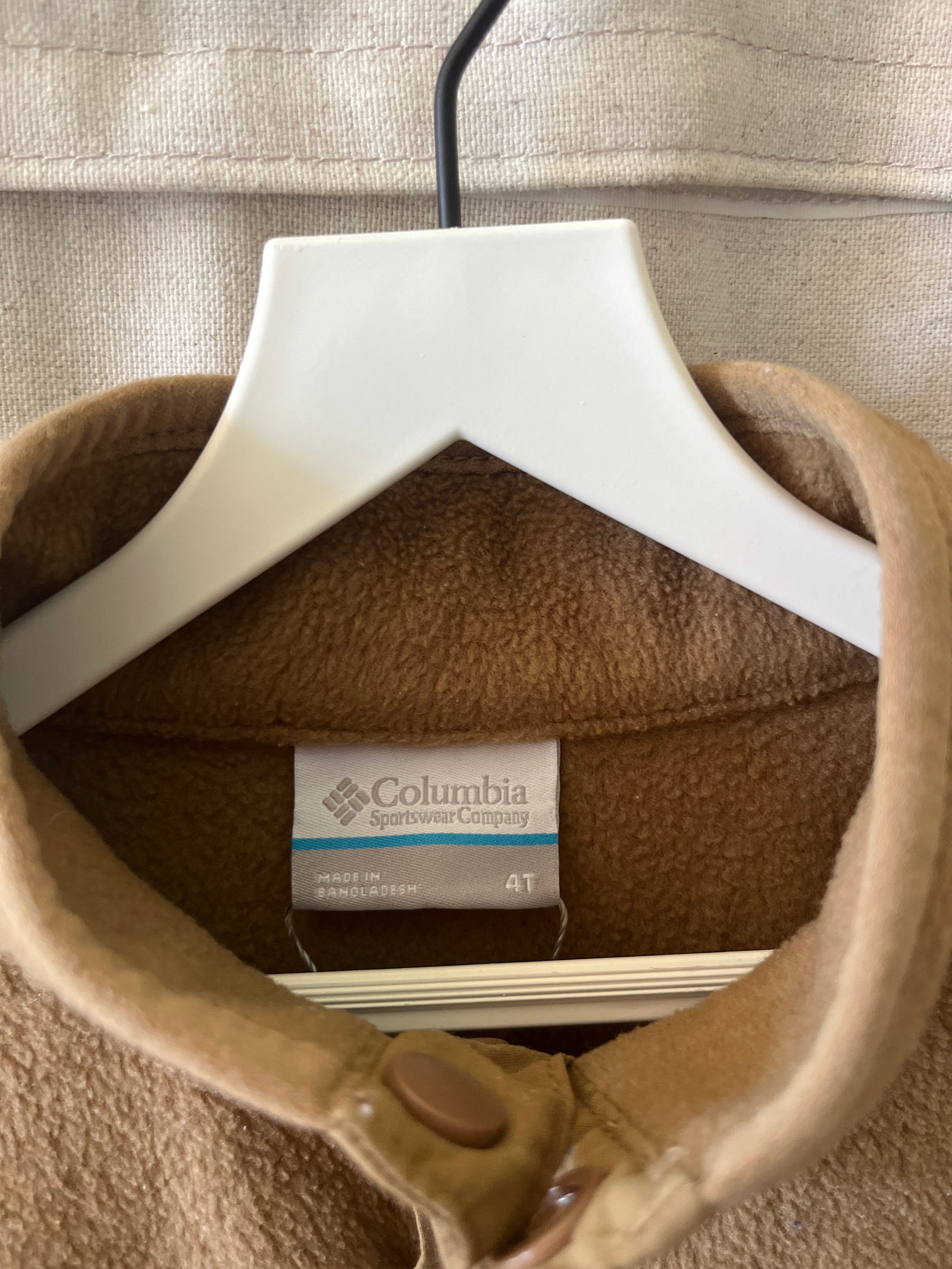 Columbia Brown Black Fleece / 4T