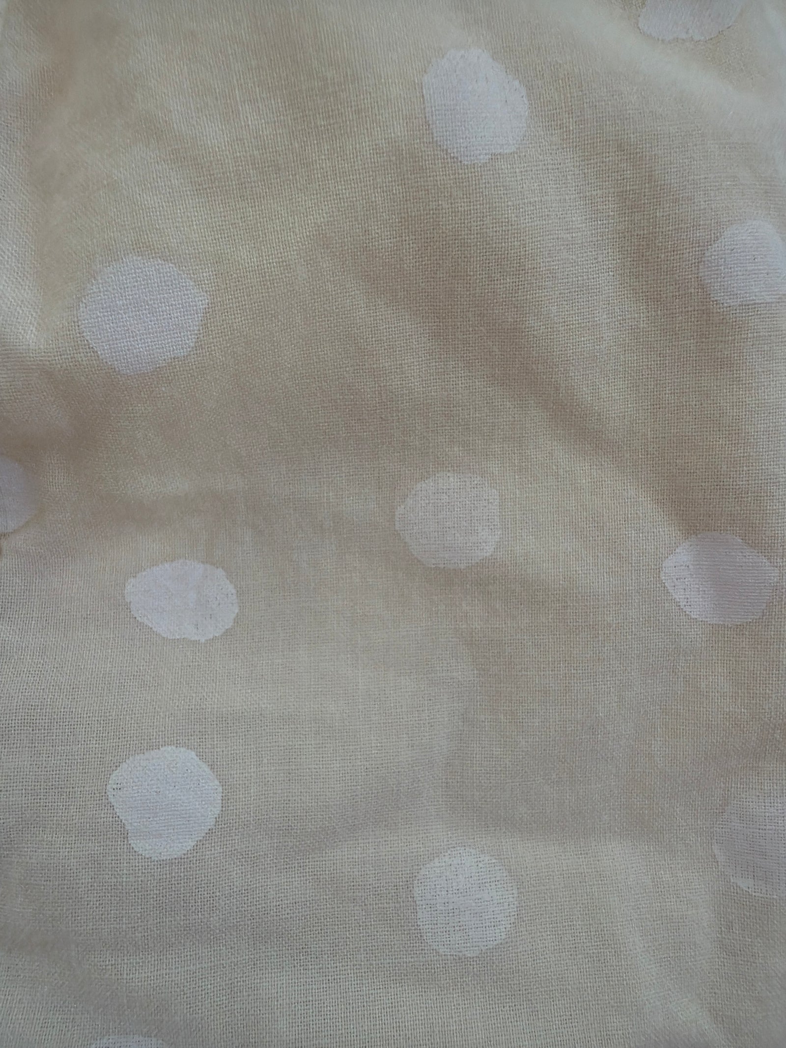 Misha & Puff Creamy Yellow with White Dots shorts / 6