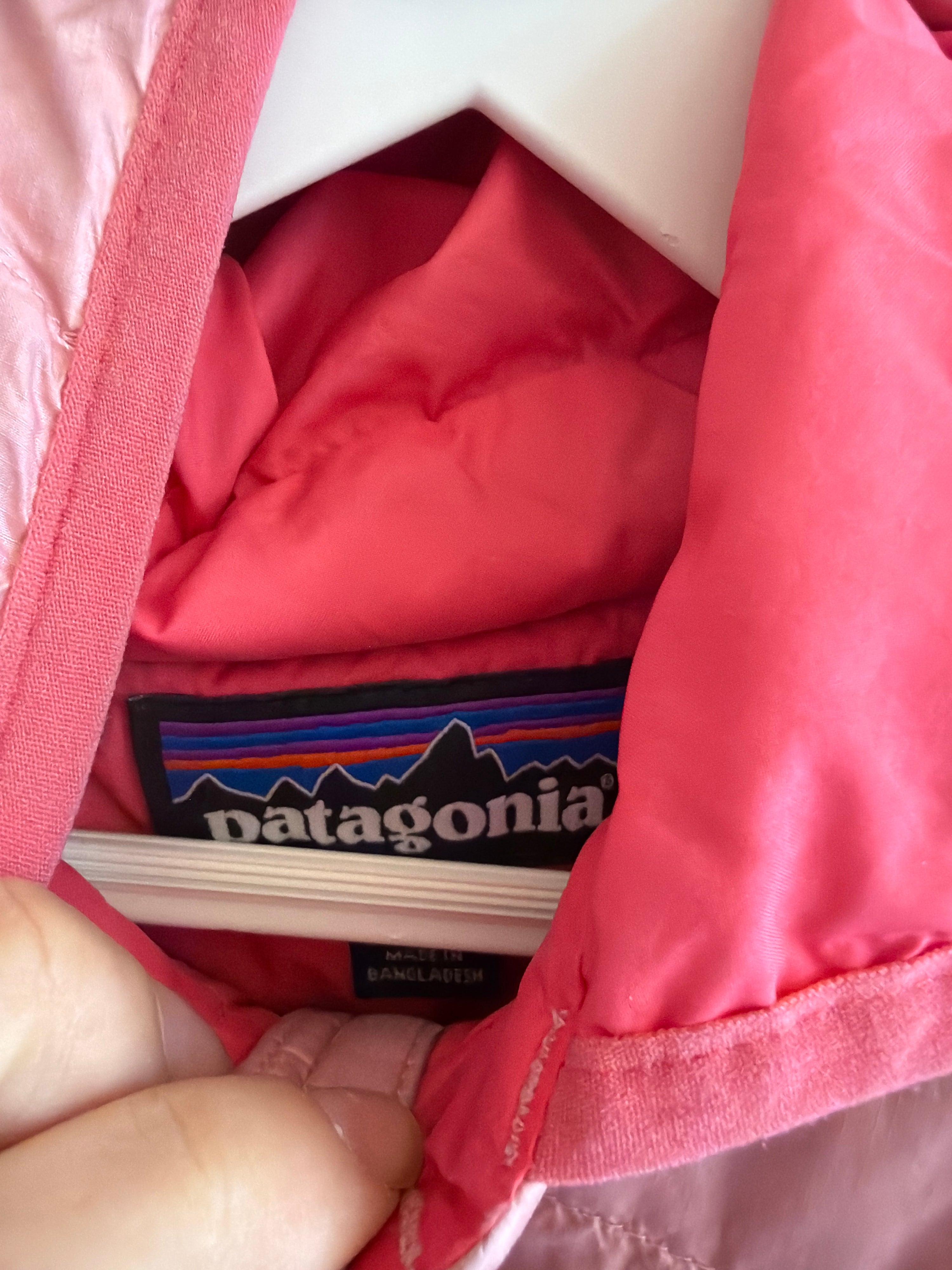 Patagonia Two Tone Pink Puffer Jacket / 2T
