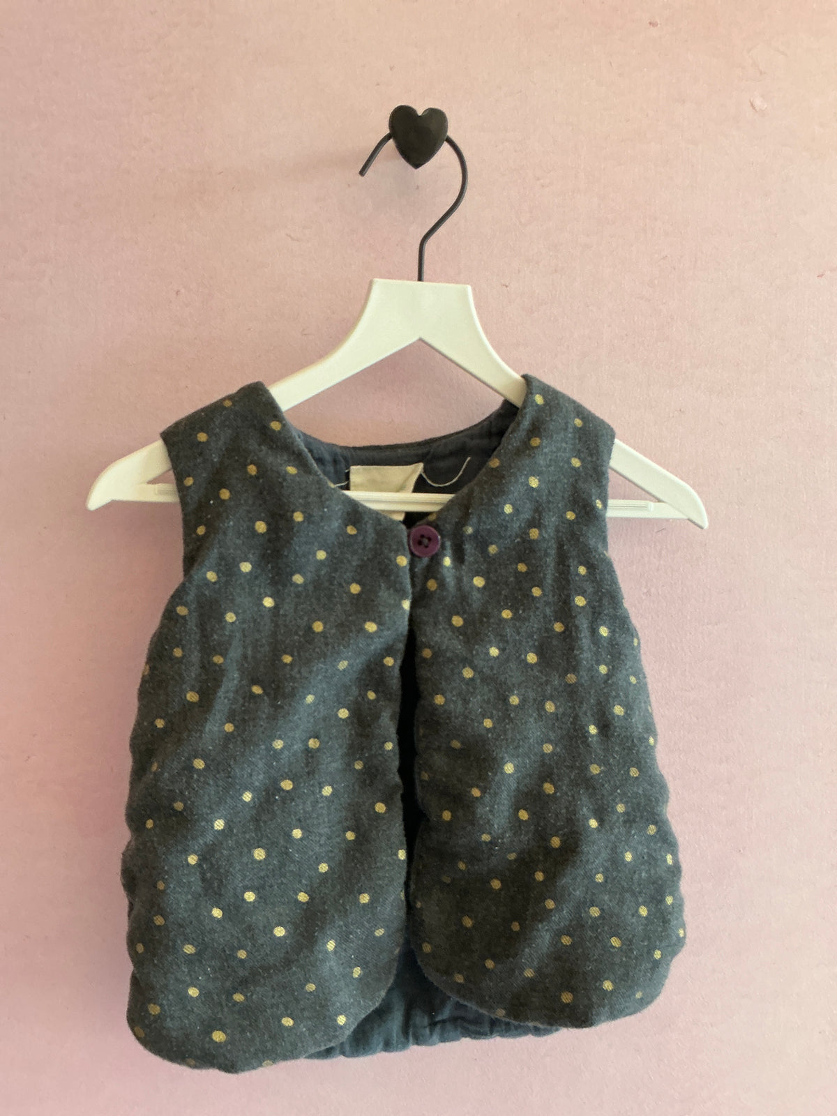 Louis Louise Gray with gold dots Vest / 2
