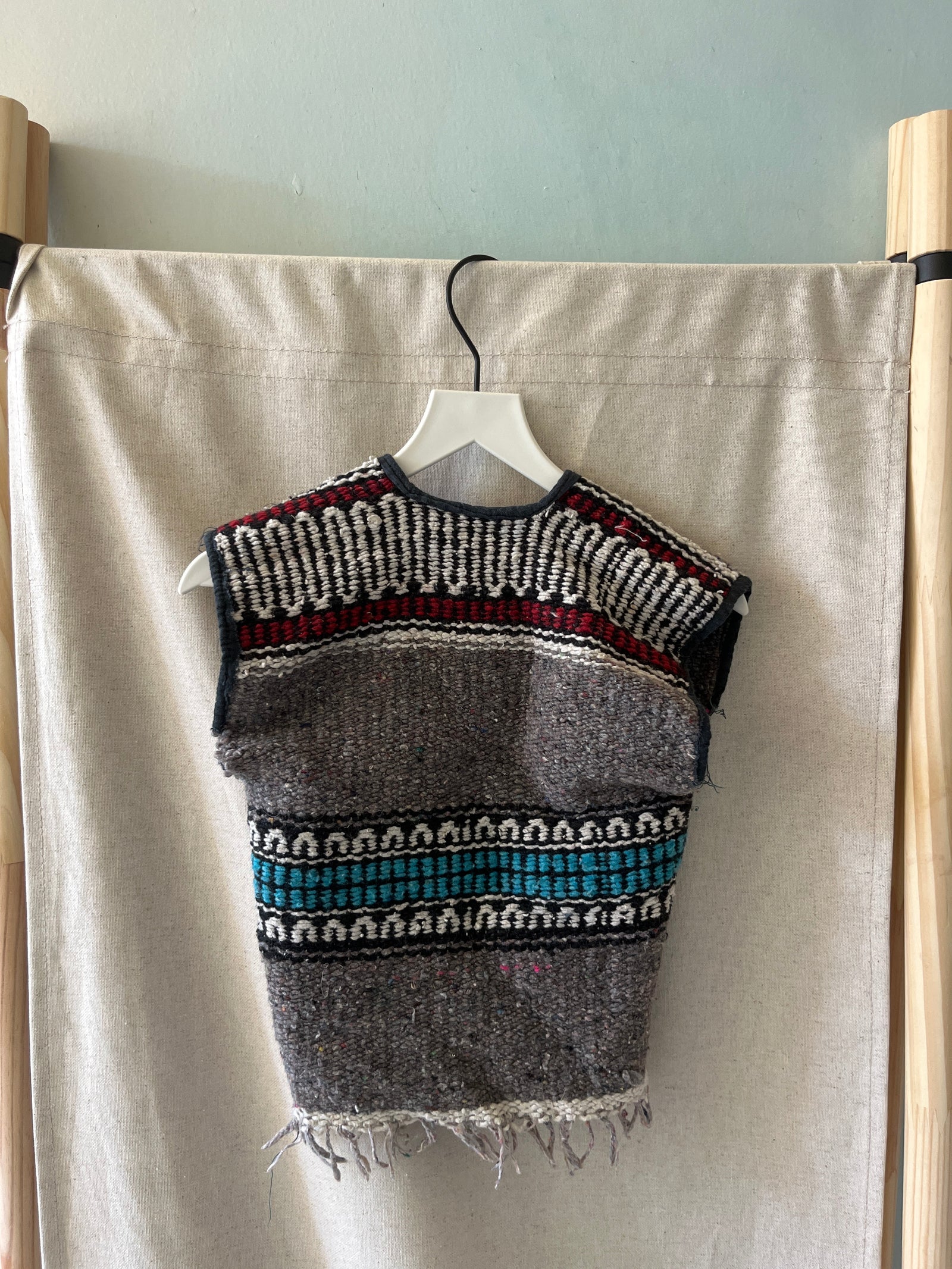 vintage Blanket Vest Vest / 18-24 months (As is)