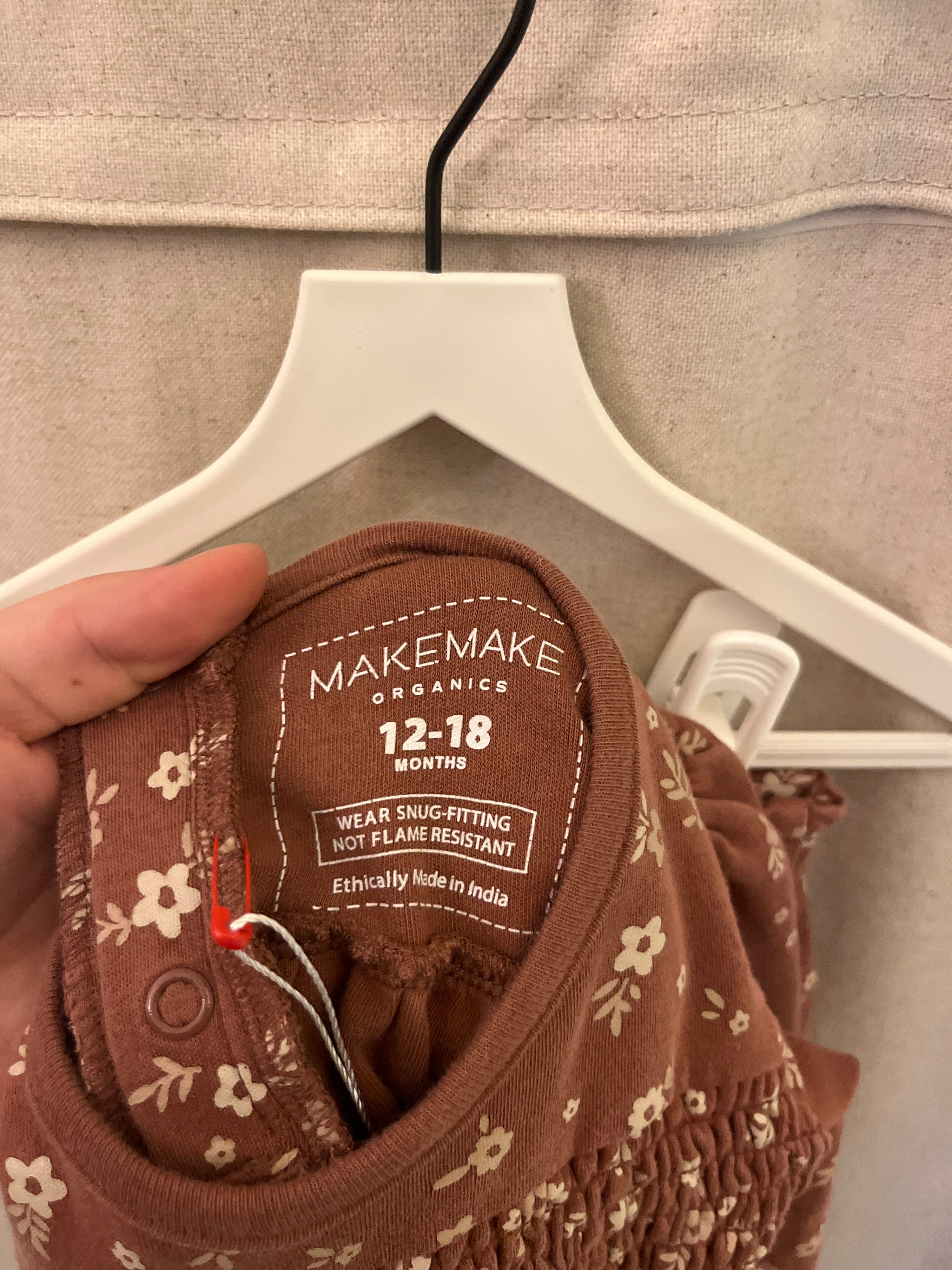 makemake oraganics Dusty Rose 2 Piece Set / 12-18 months