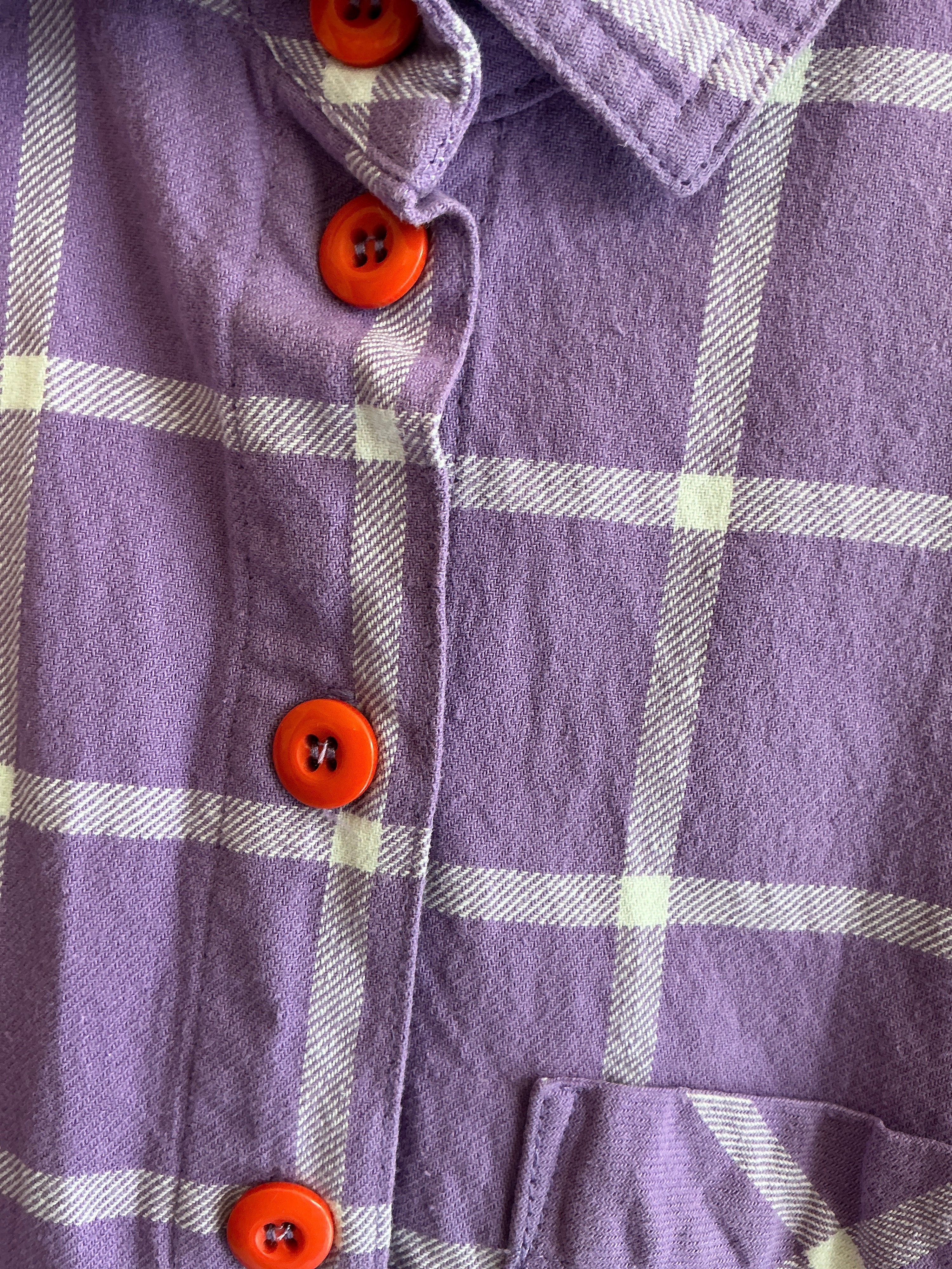 Mokuyobi Purple Grid Dress / XXS Women's