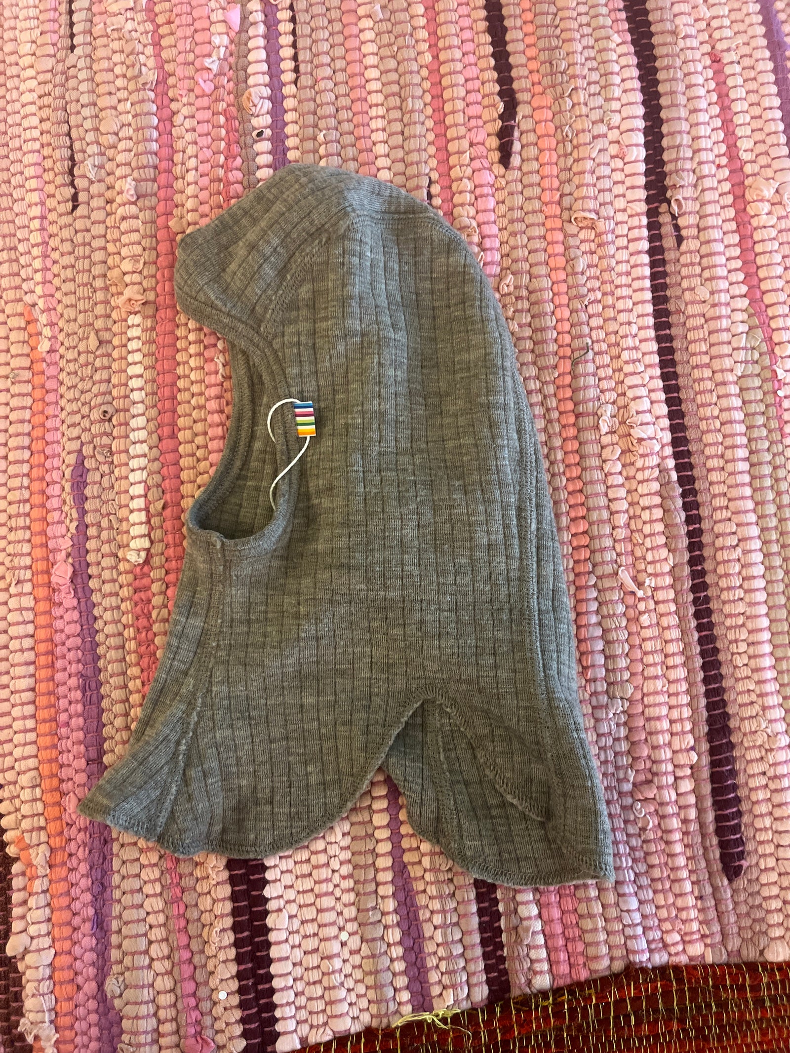 joha Taupe 100% merino wool balaclava / 3-5 Years