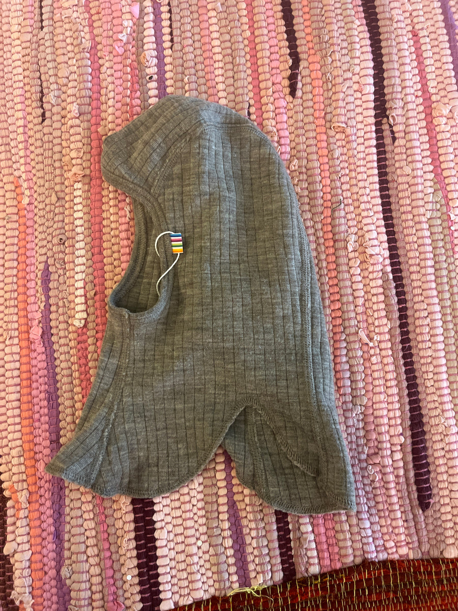 joha Taupe 100% merino wool balaclava / 3-5 Years