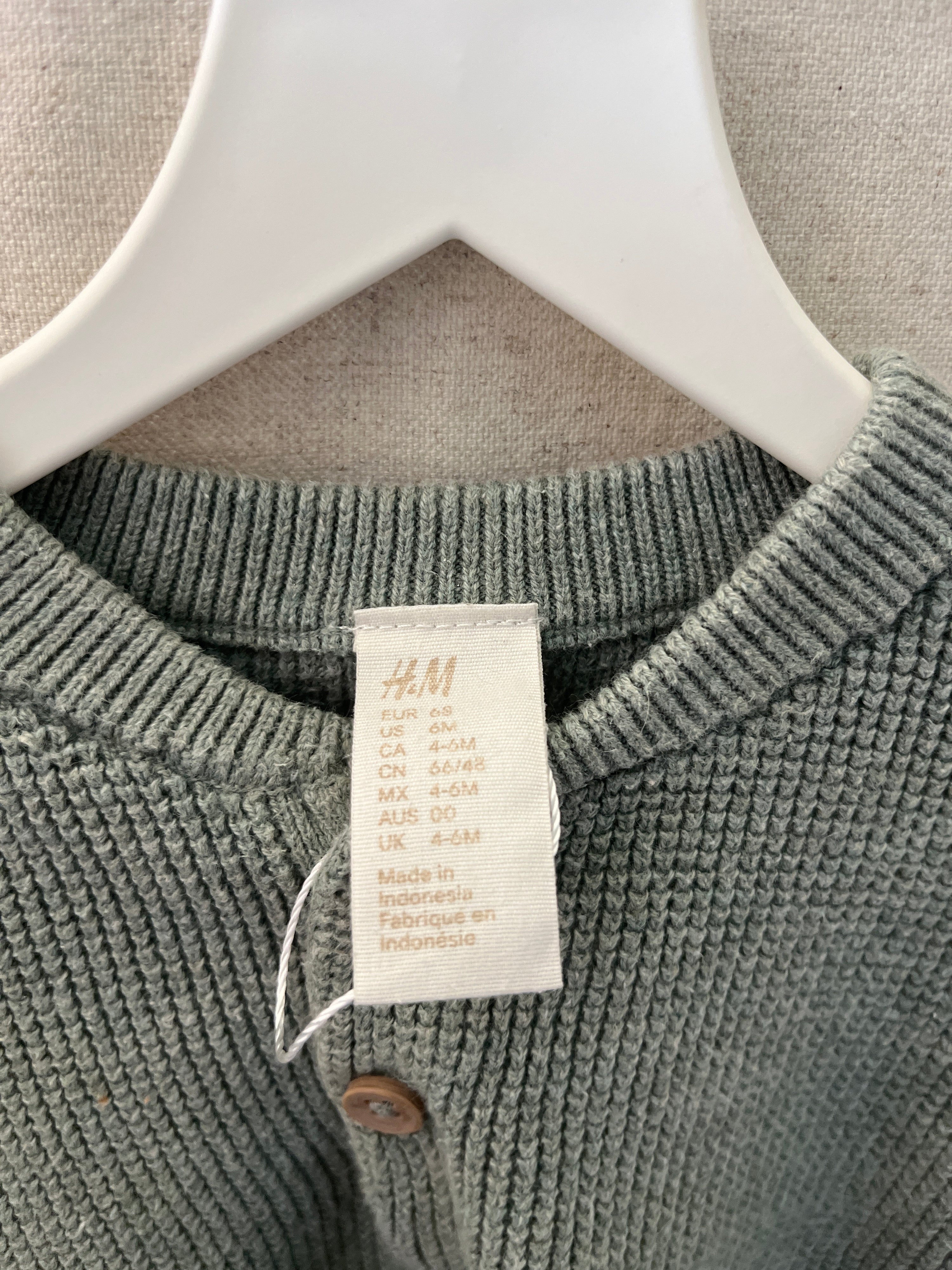H&M Soft Henley / 4-6 months