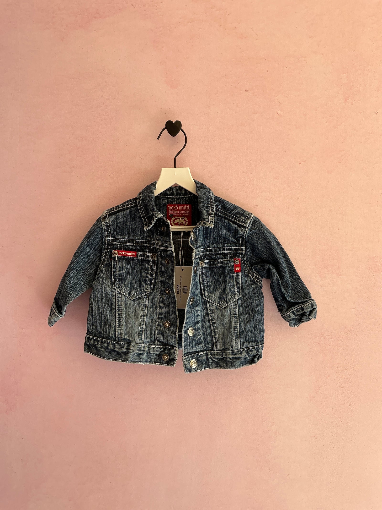 vintage Ecko Unltd Denim Blue Denim Jacket / 6 months