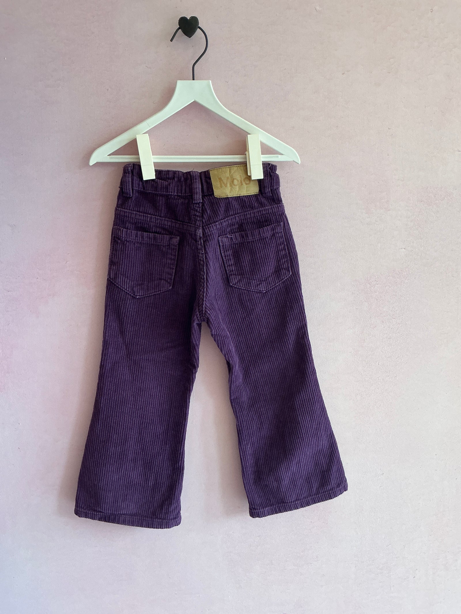 Molo Purple Flare Cord Pants / 3
