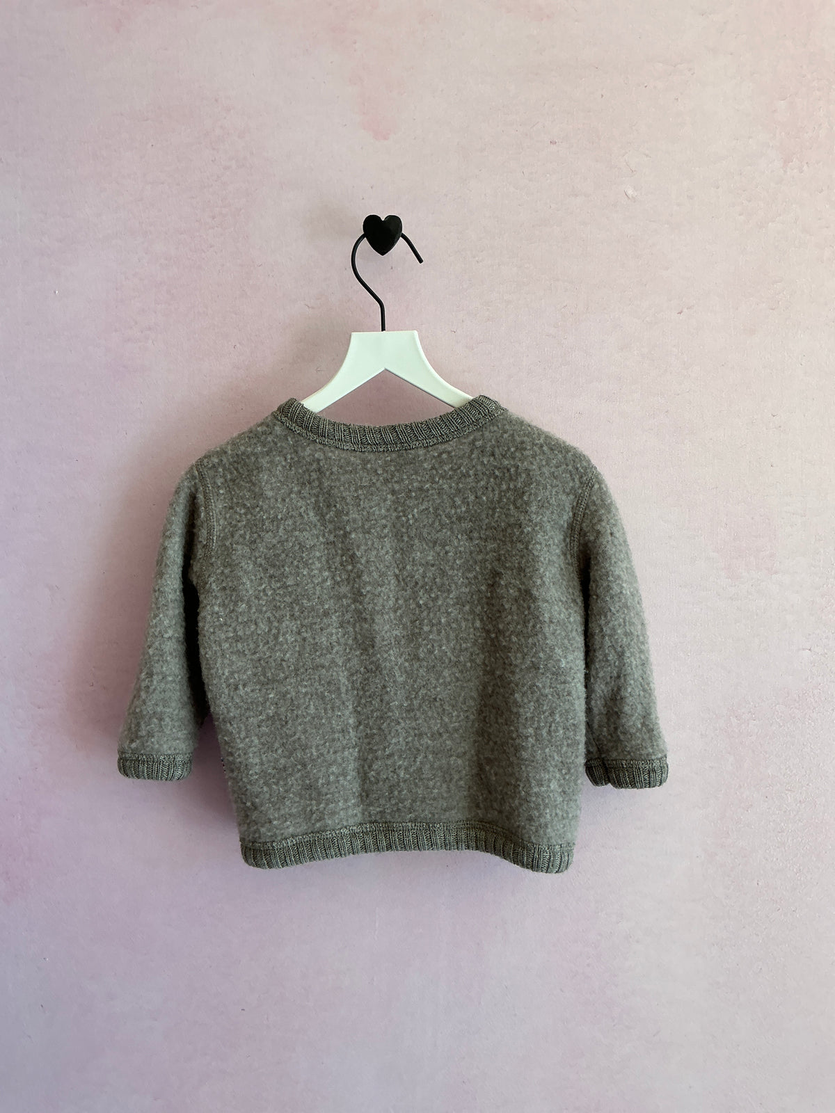 Mama Owl Joha Merino Wool Fleece Jacket - Sesame / 3-6 months