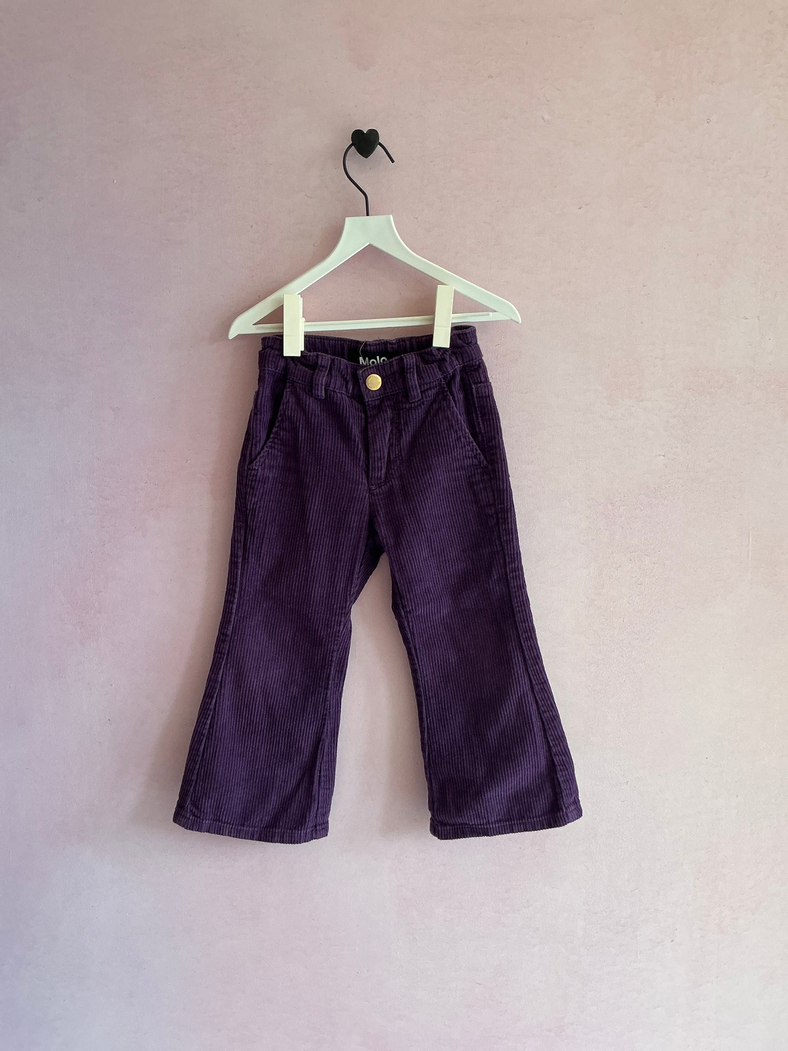 Molo Purple Flare Cord Pants / 3