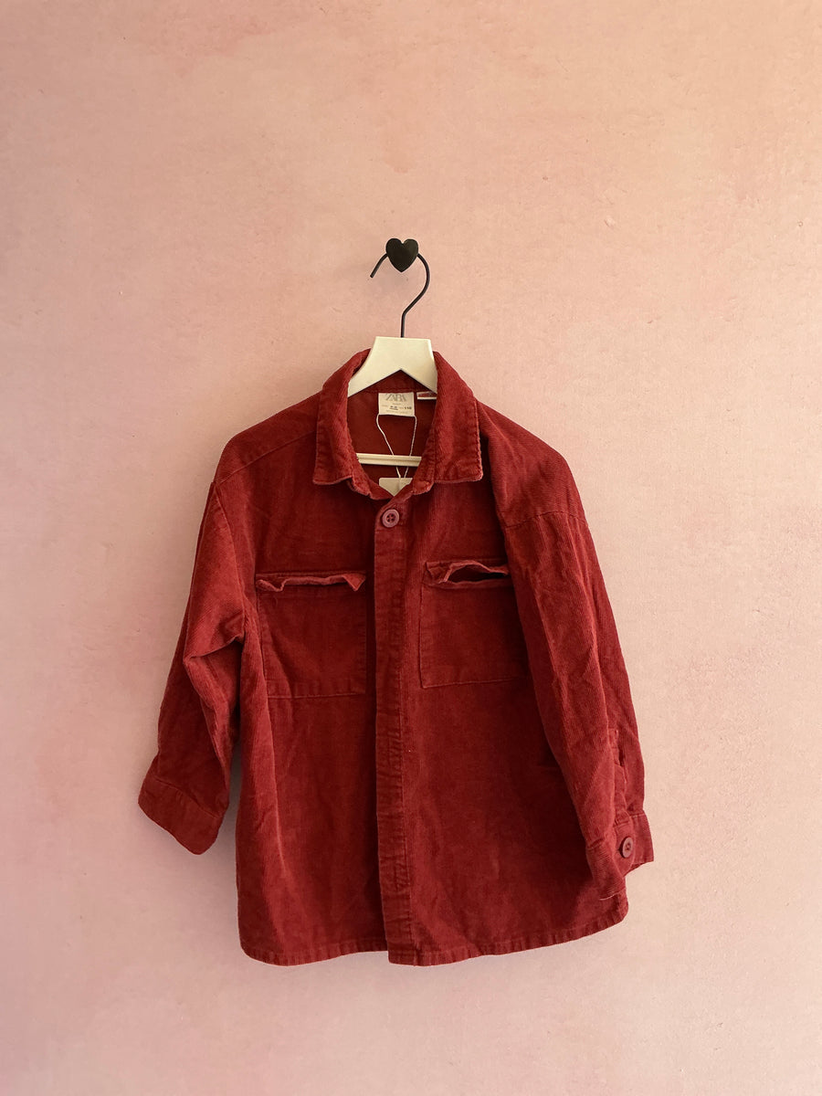 Zara Rust Shacket / 4-5 years