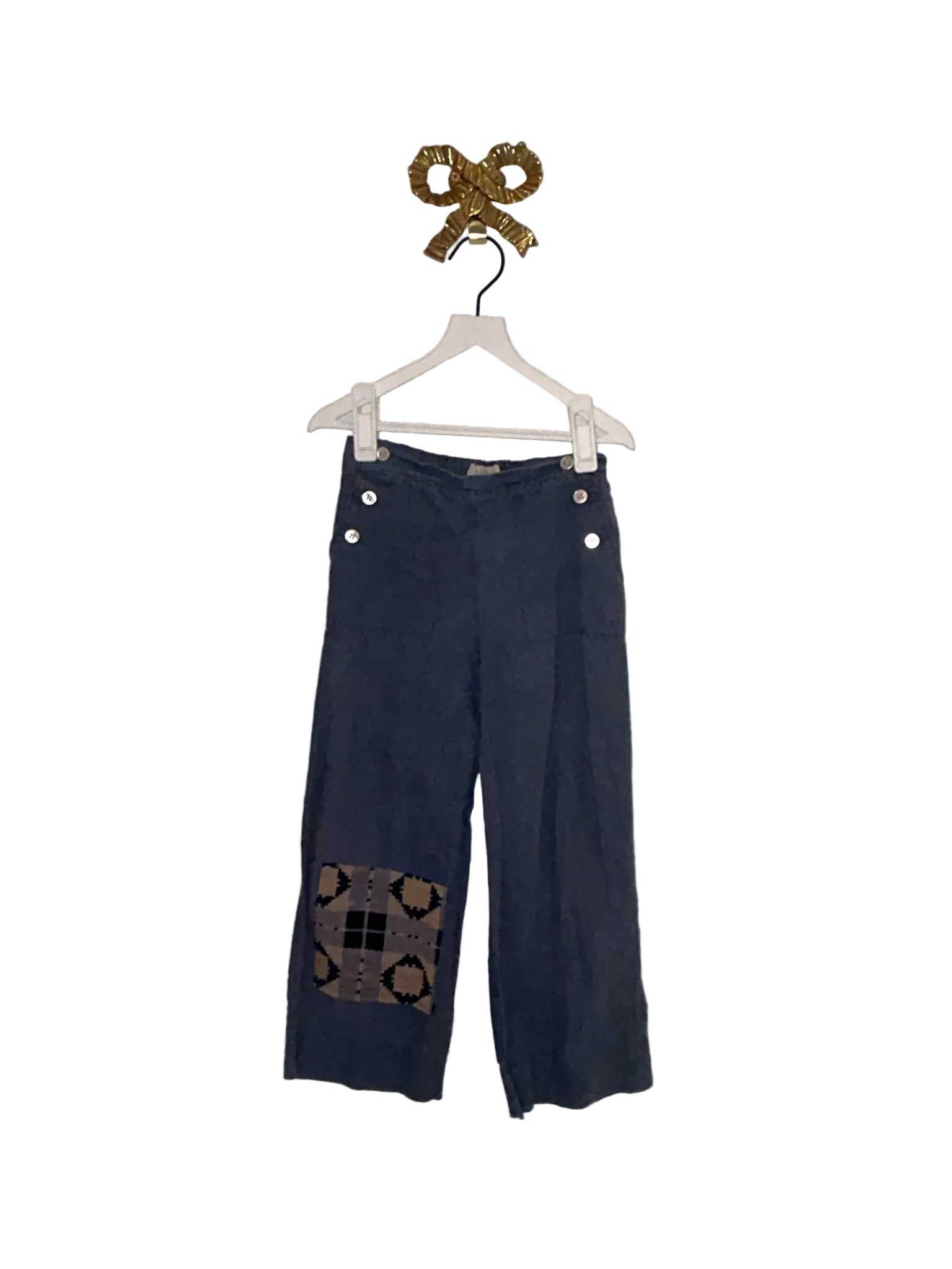 Mabo Upcycled Sailor Blue Pants / 4-5 years