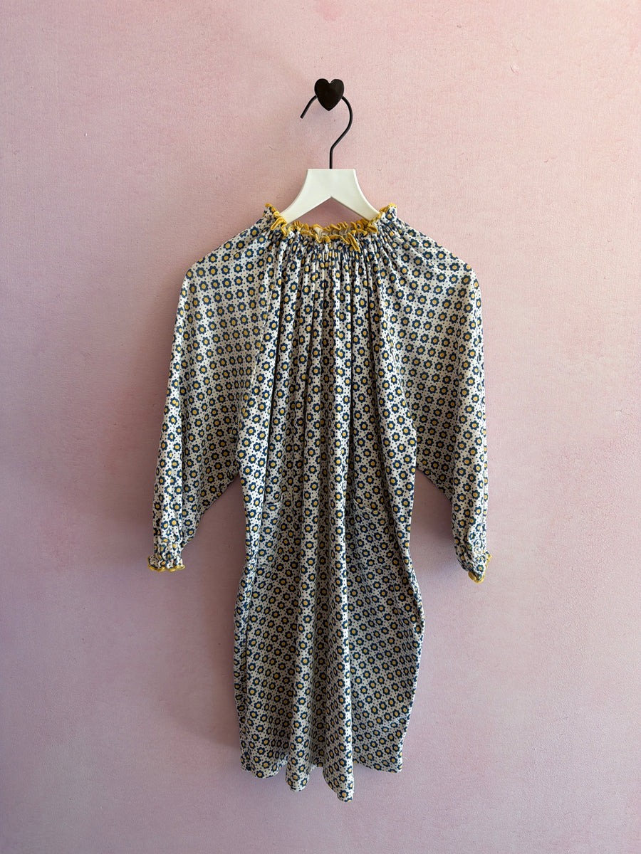 Misha & Puff Pima Tile Flower Dress / 7-8