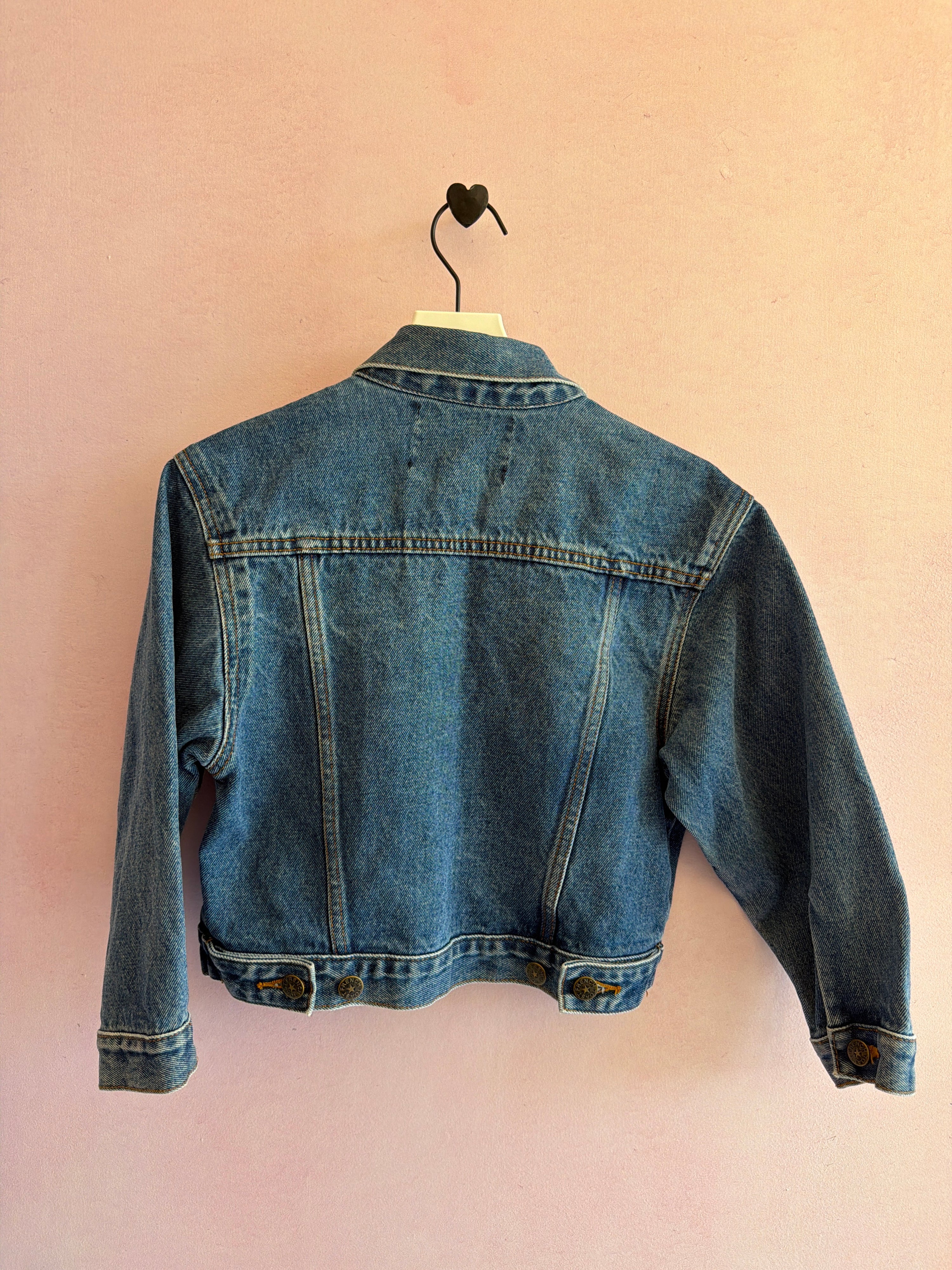 vintage 90s French Toast Denim Jacket / 6