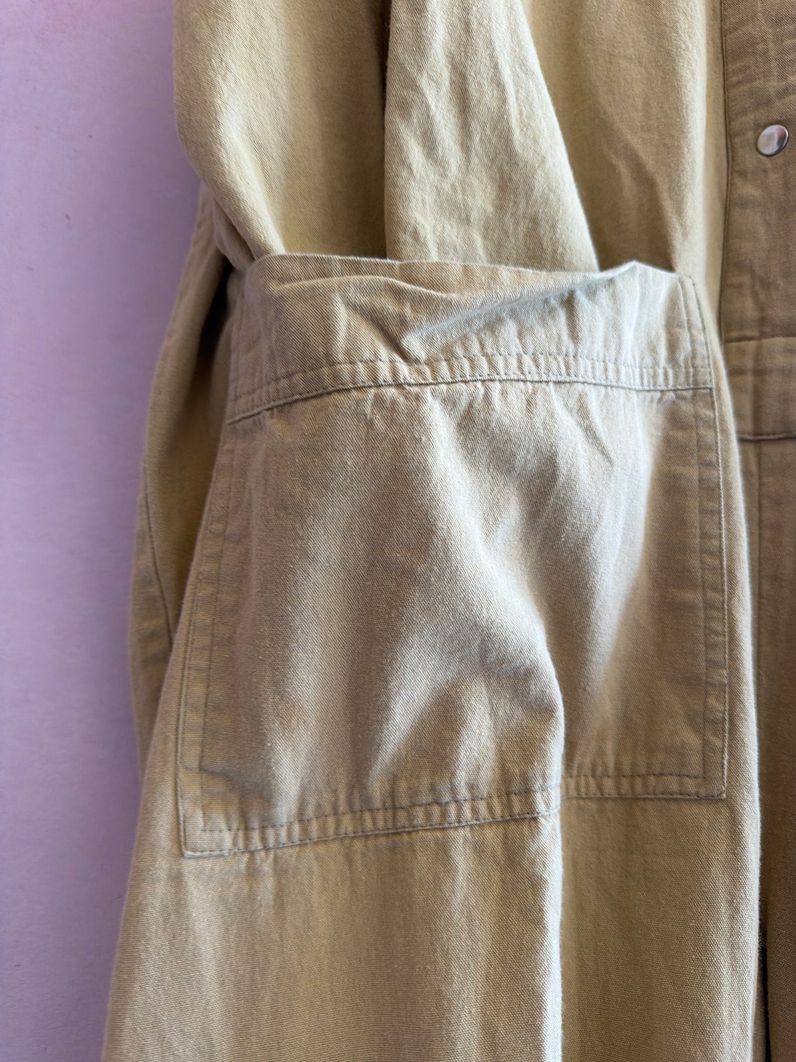vintage Frivole by Nicole Robert washed natural jumper / Women's