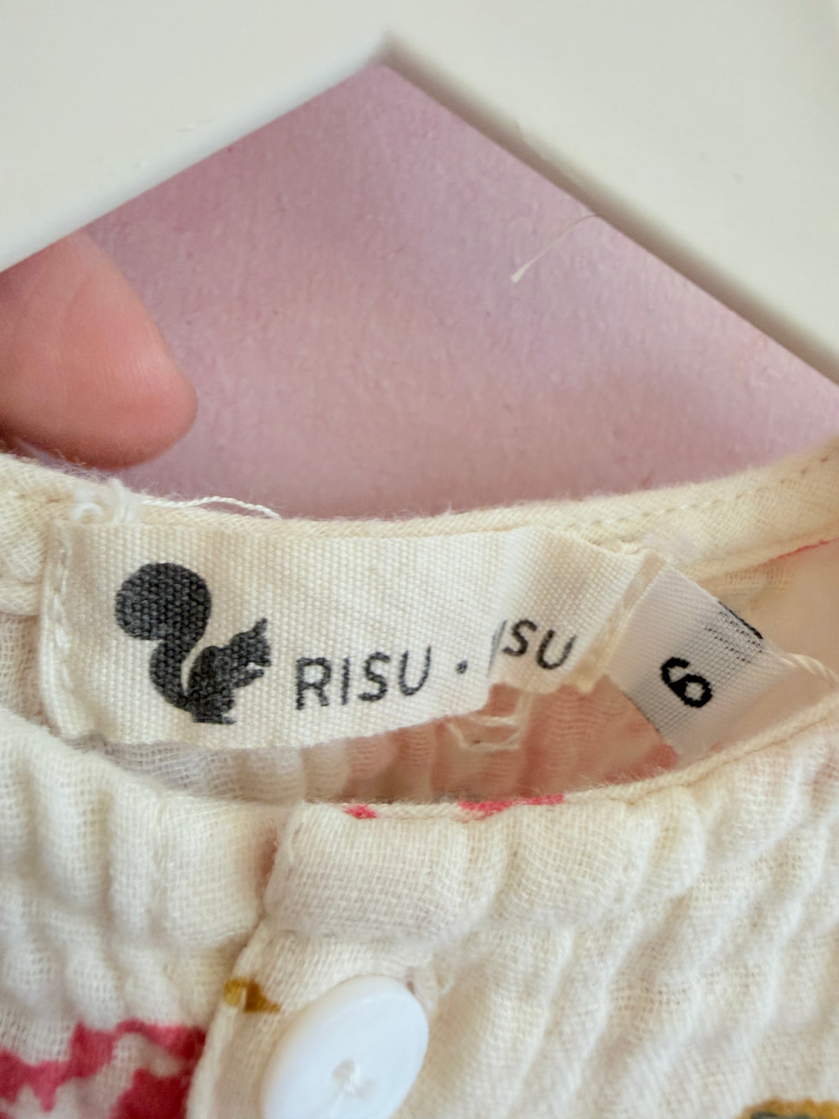 Risu Risu Muslin Floral Romper / 6-12 months