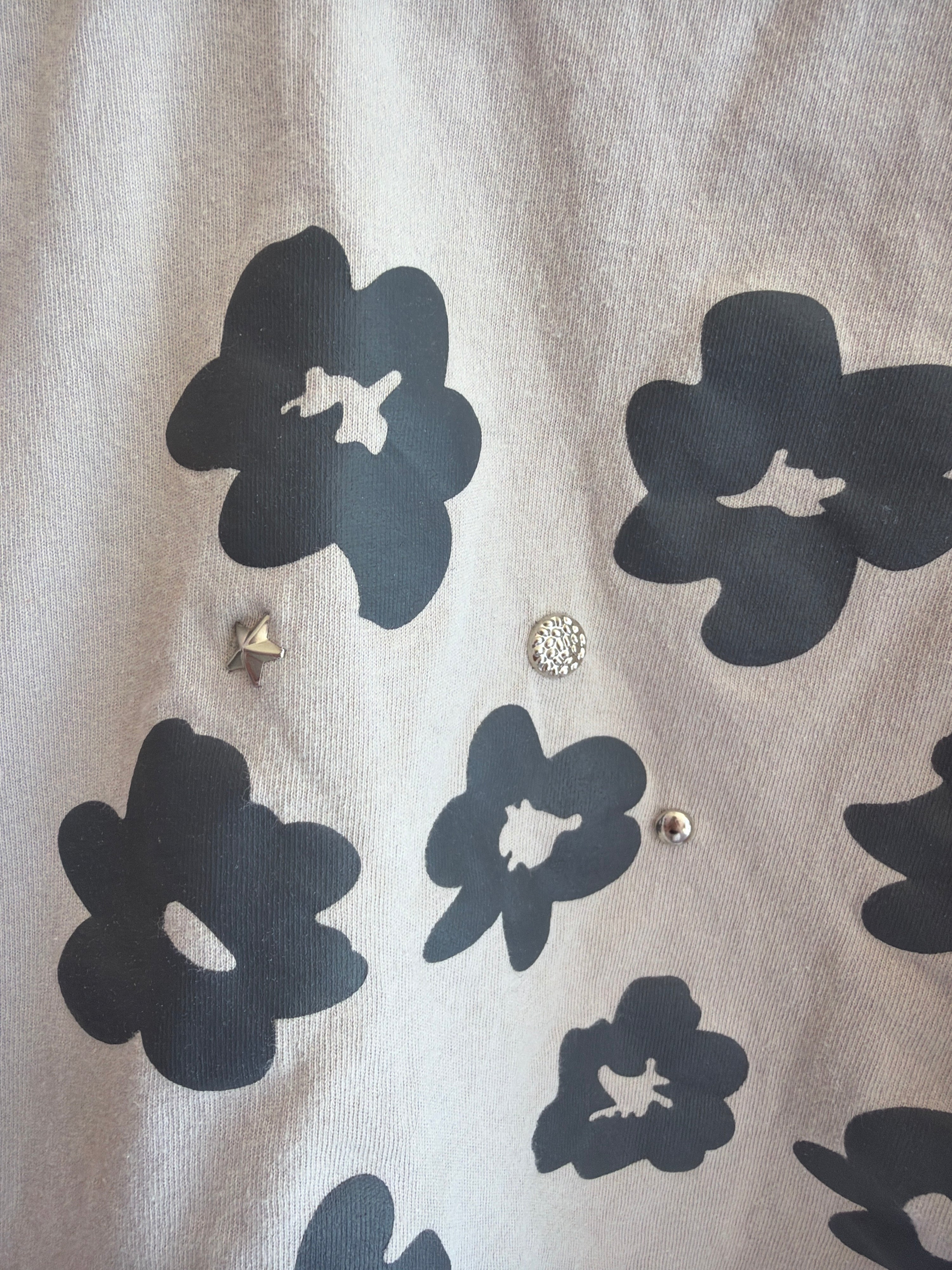 ad baby Black Flower Long Sleeve Shirt / 6
