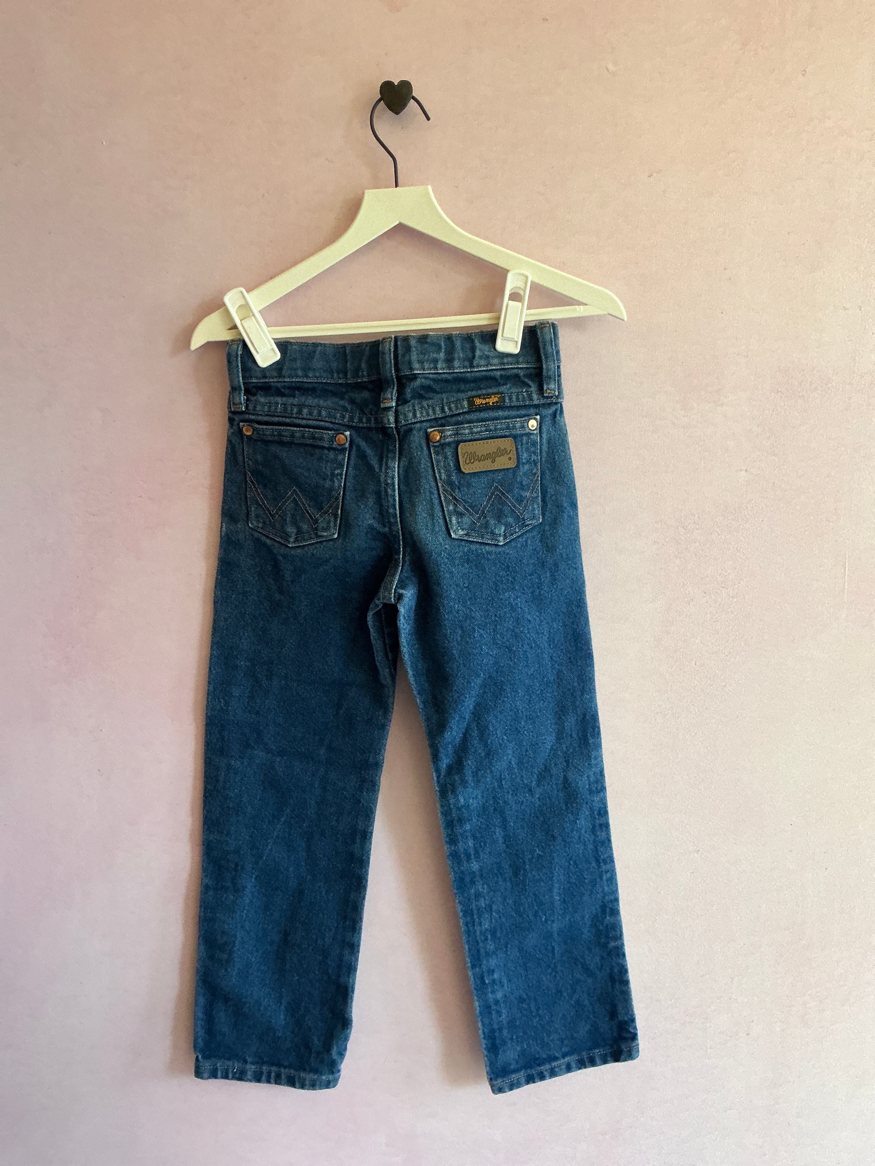 Wrangler Dark Blue Jeans / 7 Slim
