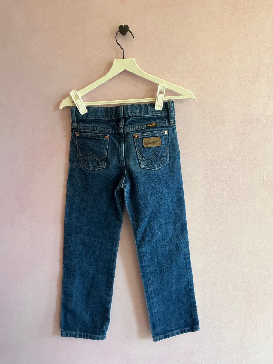 Wrangler Dark Blue Jeans / 7 Slim