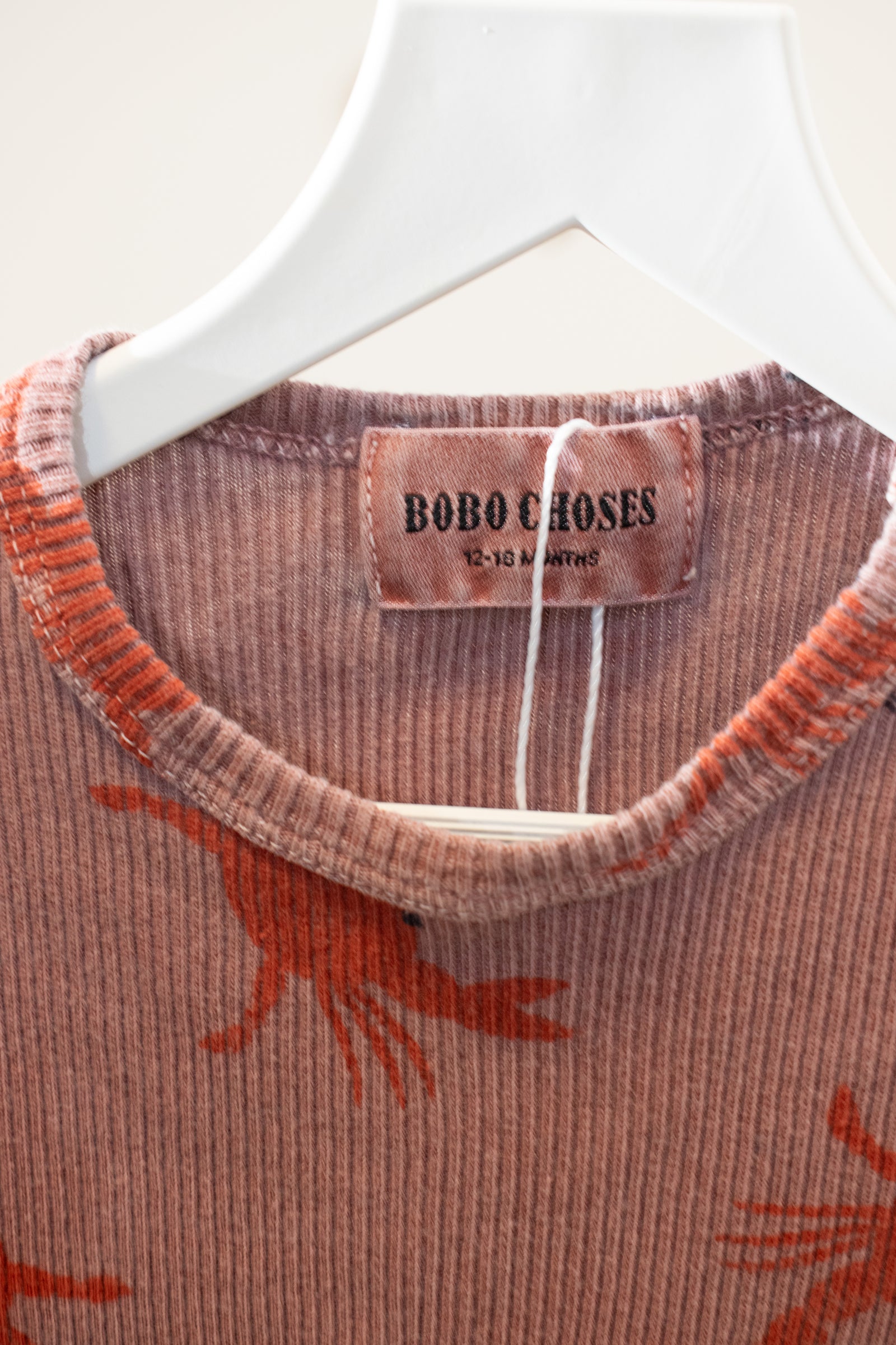 Bobo Choses Crab Baby Onesie / 12-18 months
