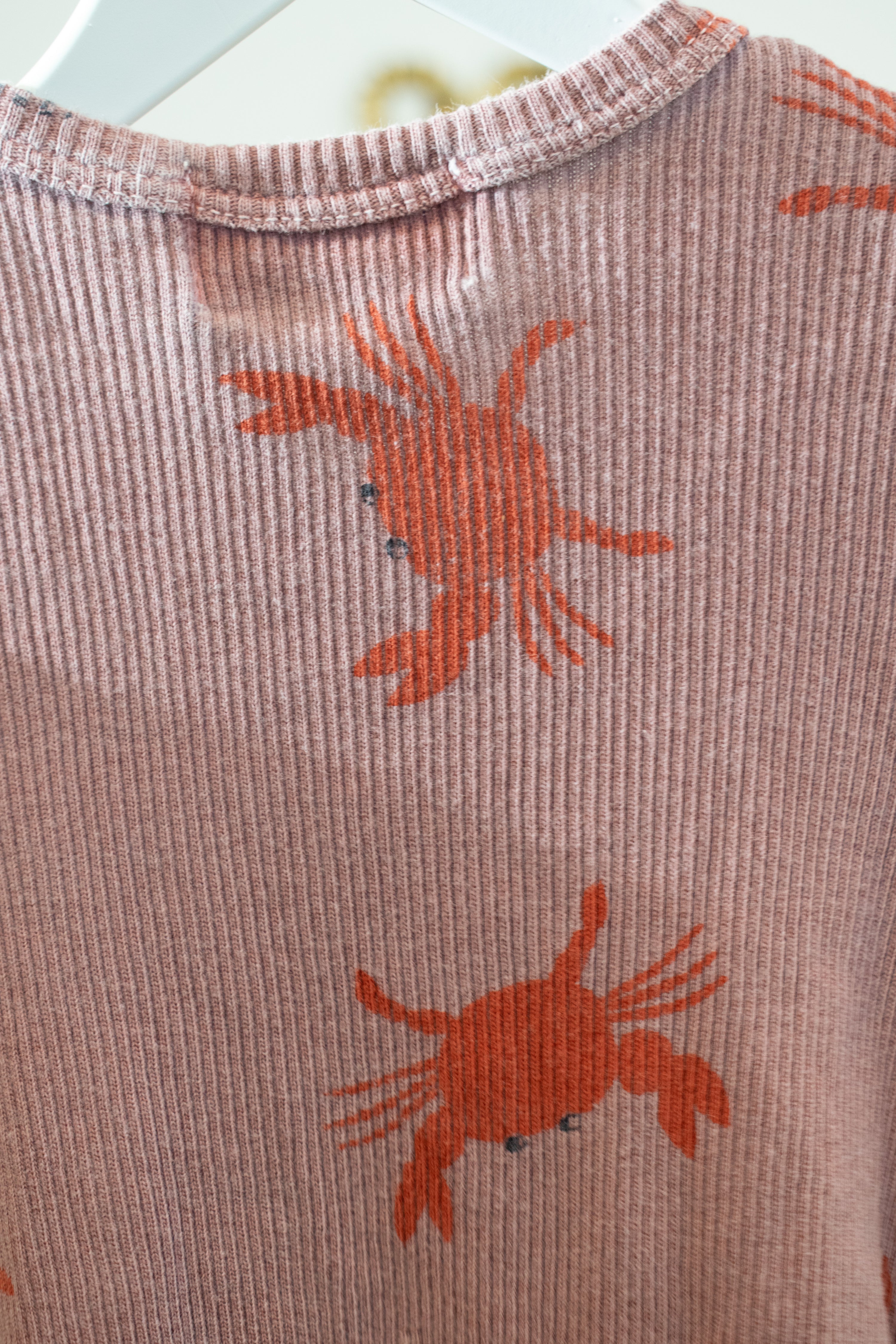 Bobo Choses Crab Baby Onesie / 12-18 months