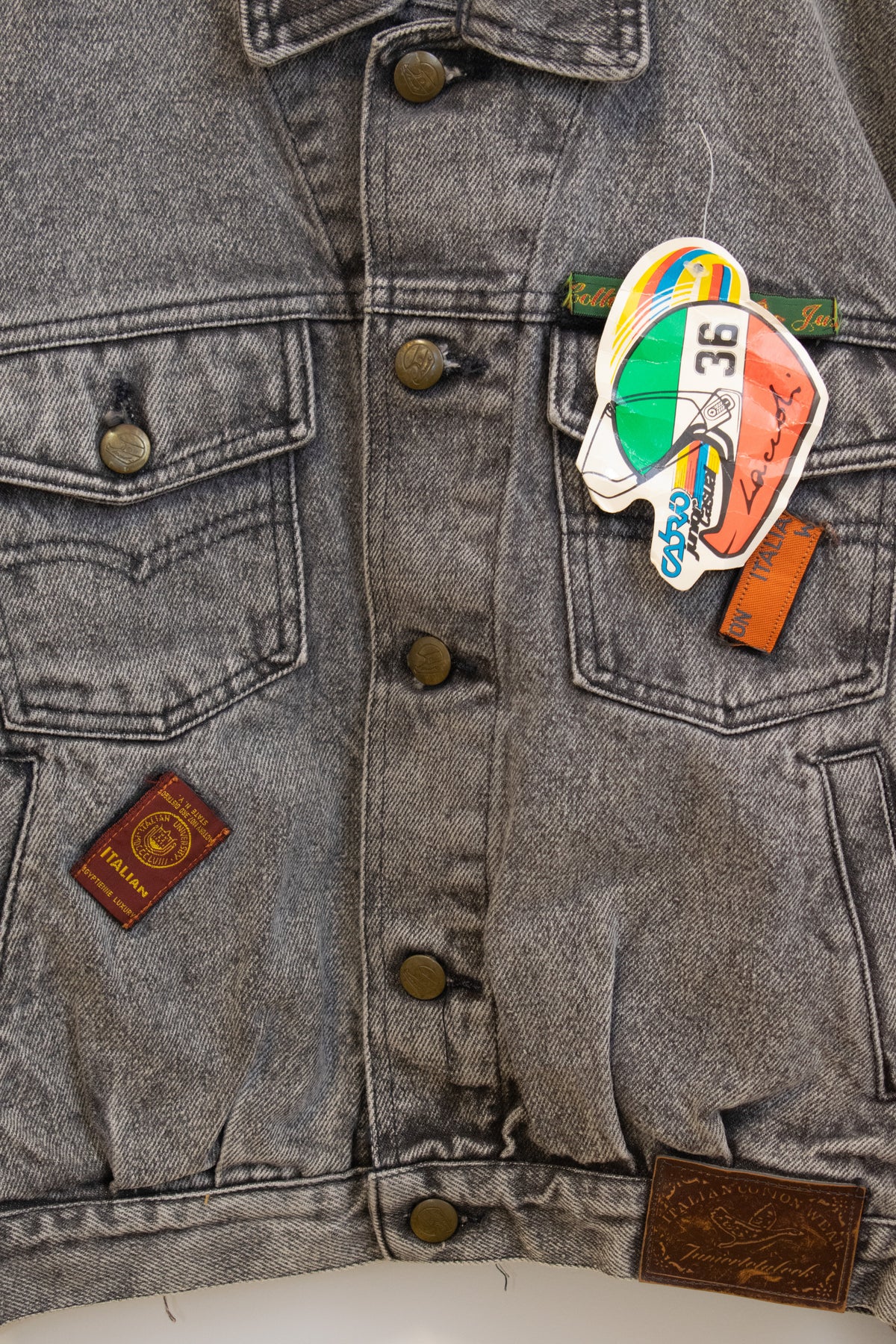 Italian Workwear Denim Jacket / 14-16