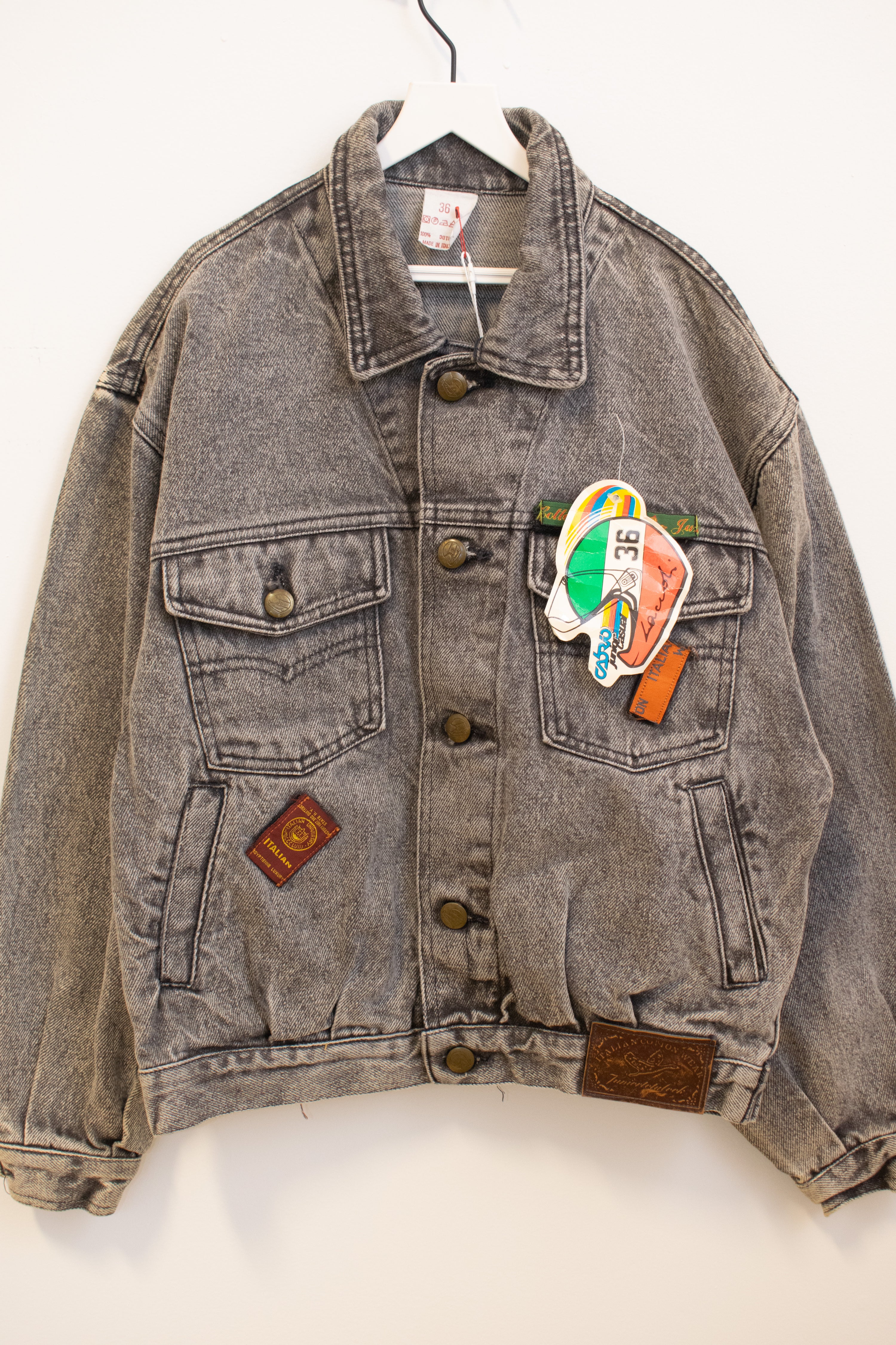 Italian Workwear Denim Jacket / 14-16